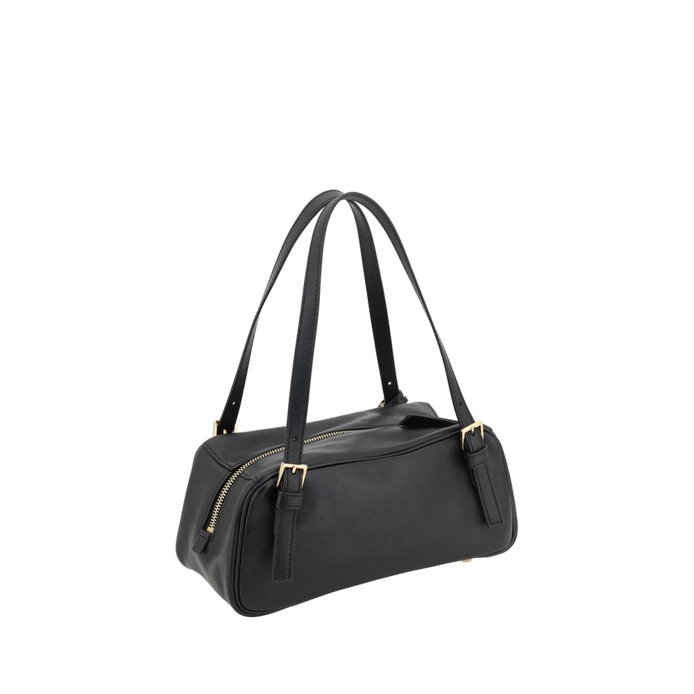 Versace Black Lamb Ovis Aries Aries Shoulder Bag