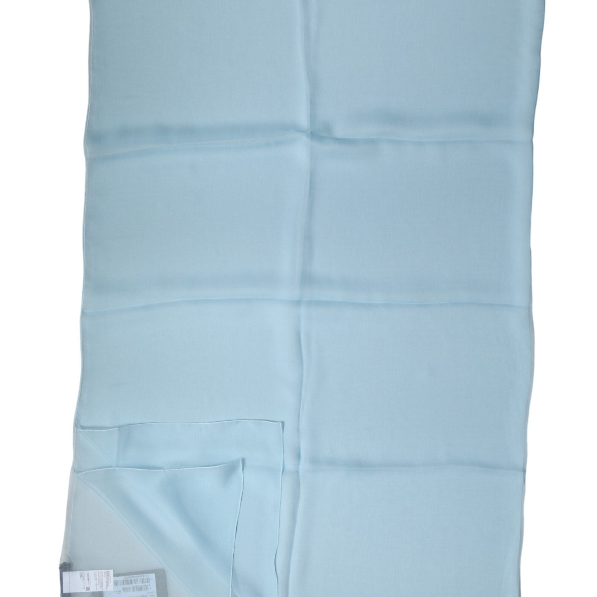 Dolce & Gabbana Light Blue Stole Silk Neck Wrap Shawl Scarf