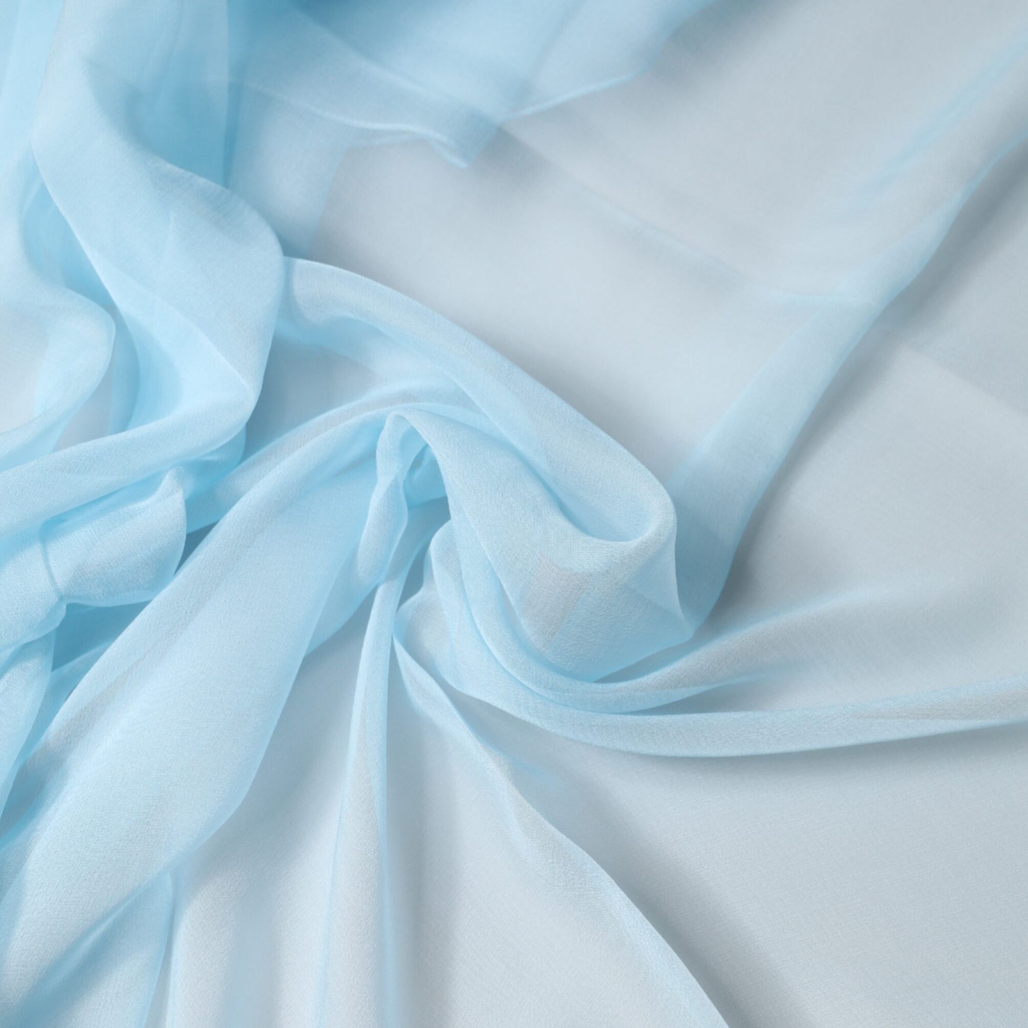 Dolce & Gabbana Light Blue Stole Silk Neck Wrap Shawl Scarf