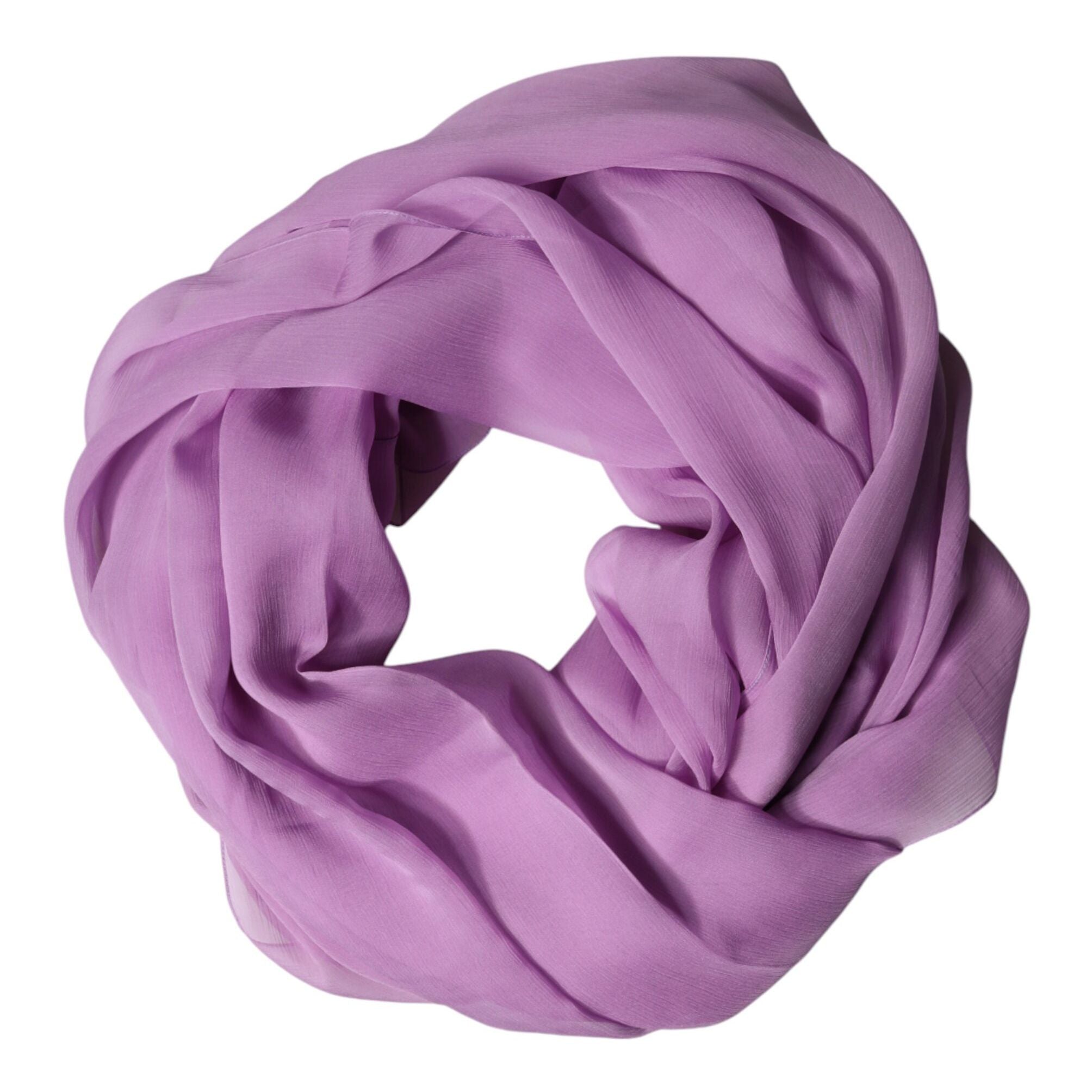 Dolce & Gabbana Purple Stole Silk Neck Wrap Shawl Men Scarf