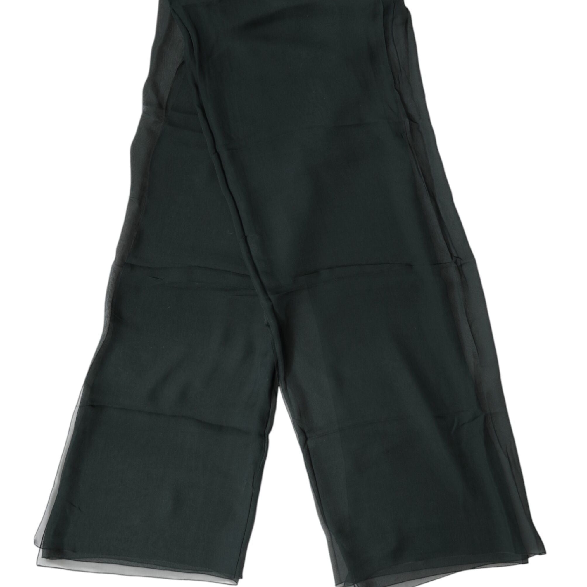 Dolce & Gabbana Dark Green Stole Silk Neck Wrap Shawl  Scarf