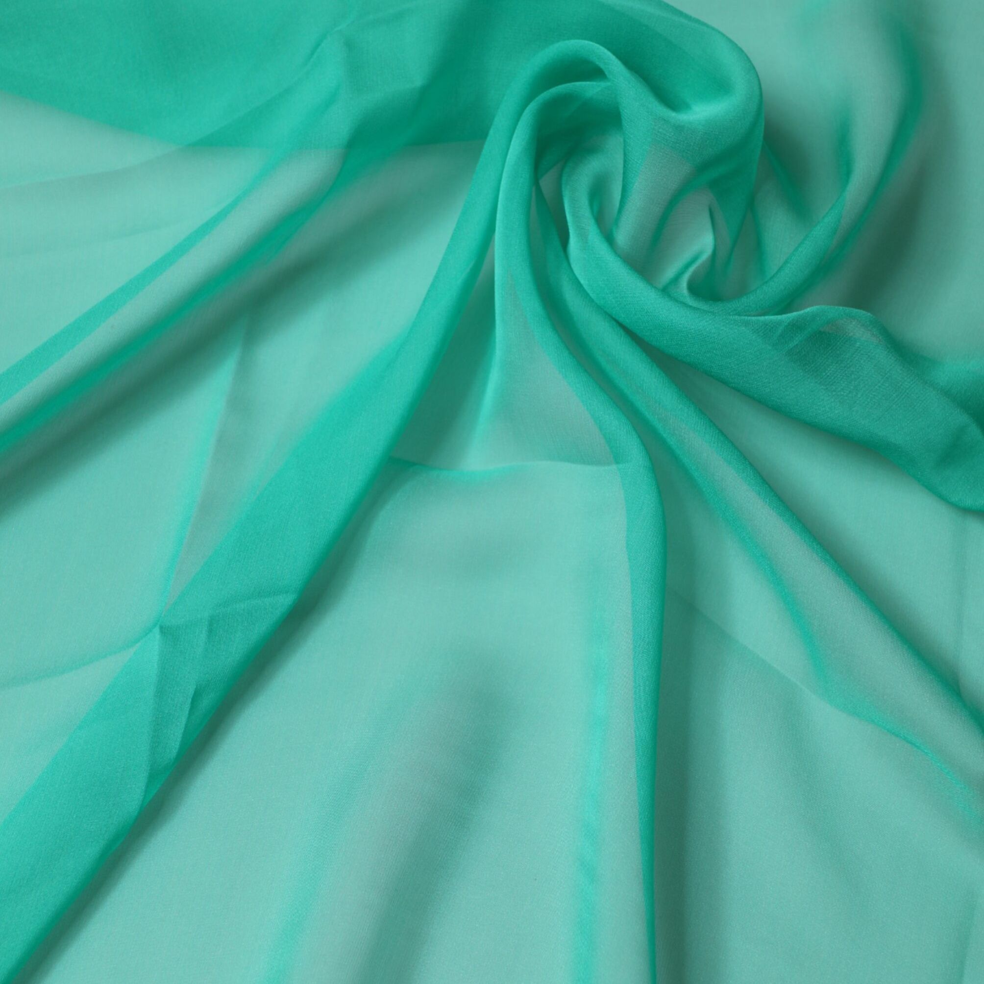 Dolce & Gabbana Green Stole Silk Neck Wrap Shawl Scarf