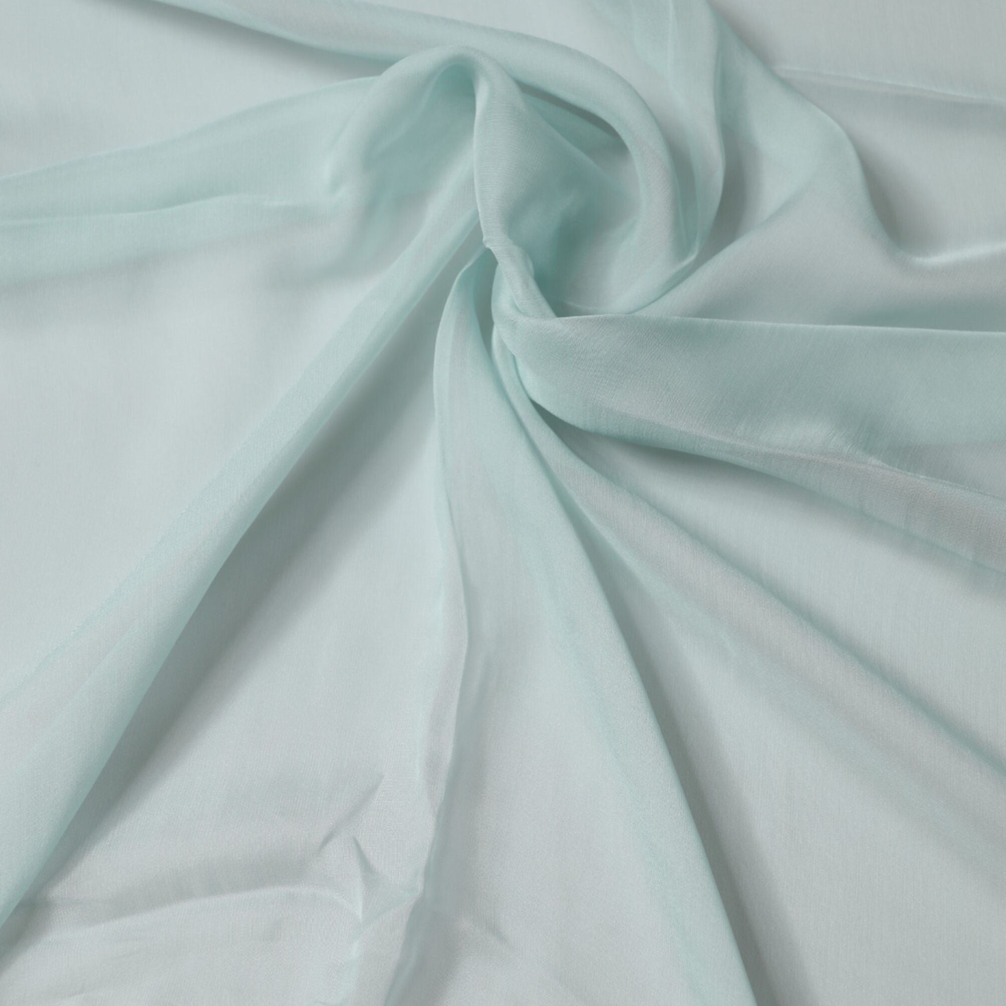 Dolce & Gabbana Light Teal Silk Stole Neck Wrap Shawl  Scarf