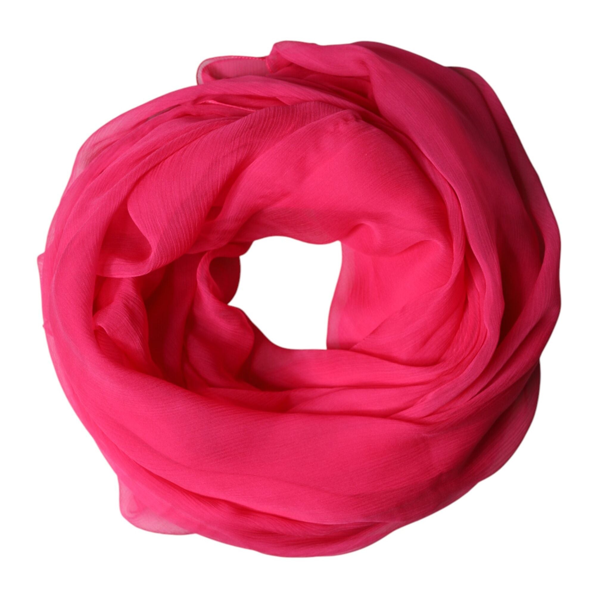 Dolce & Gabbana Pink Silk Stole Neck Wrap Shawl Men 174cm x 128.5cm Scarf