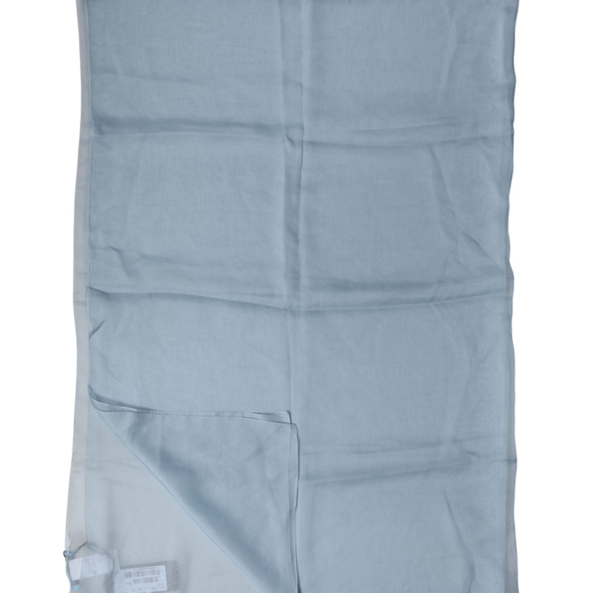 Dolce & Gabbana Light Blue Silk Stole Neck Wrap Shawl 200cm x 130cm Scarf
