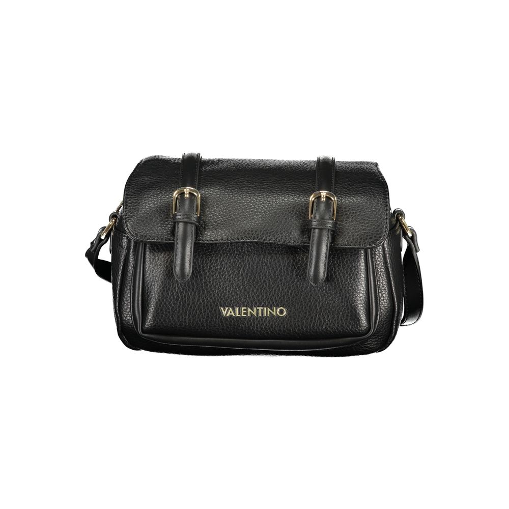Mario Valentino Black Polyurethane Women Shoulder Bag