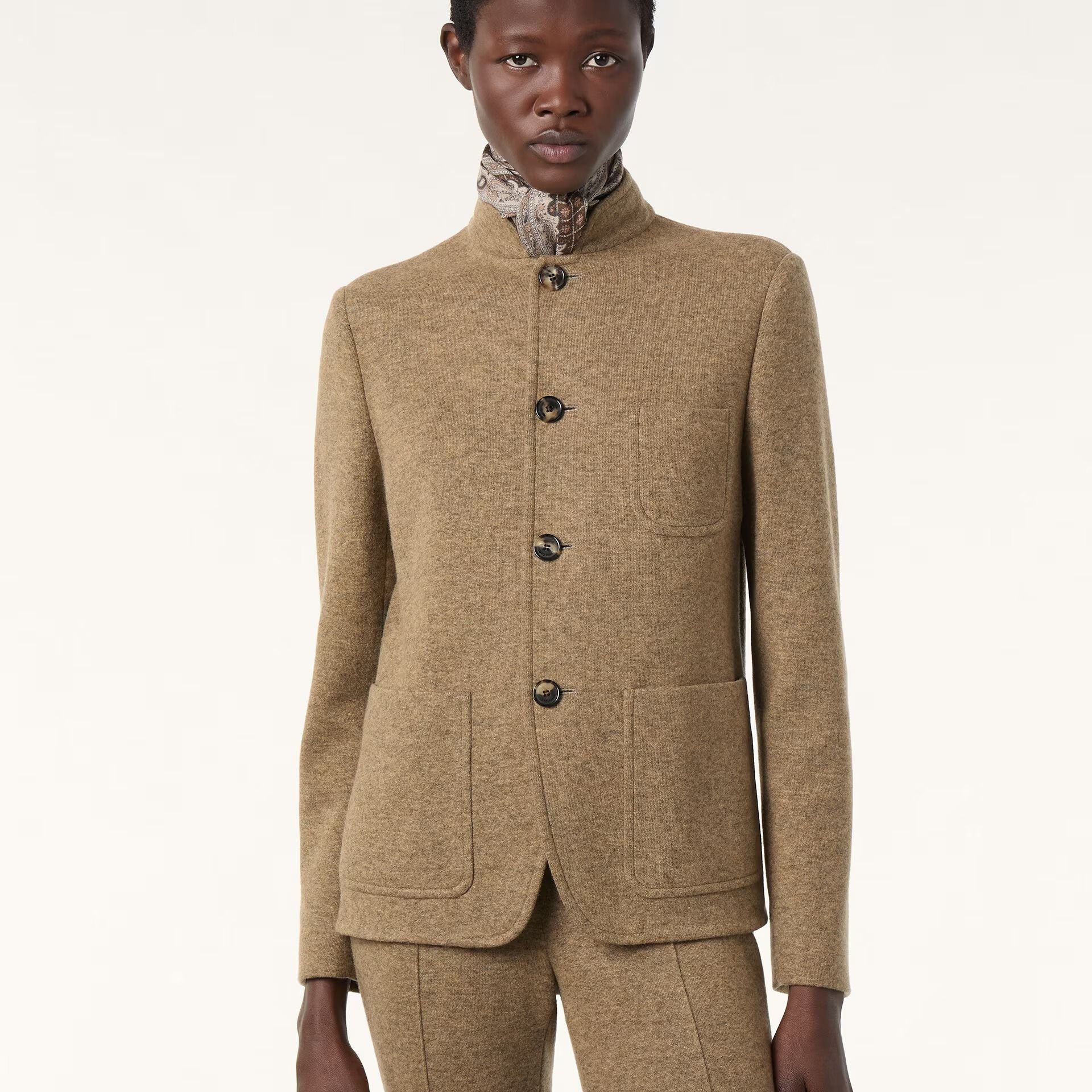 Loro Piana Spagna Mini Jacket in Jersey Novalis