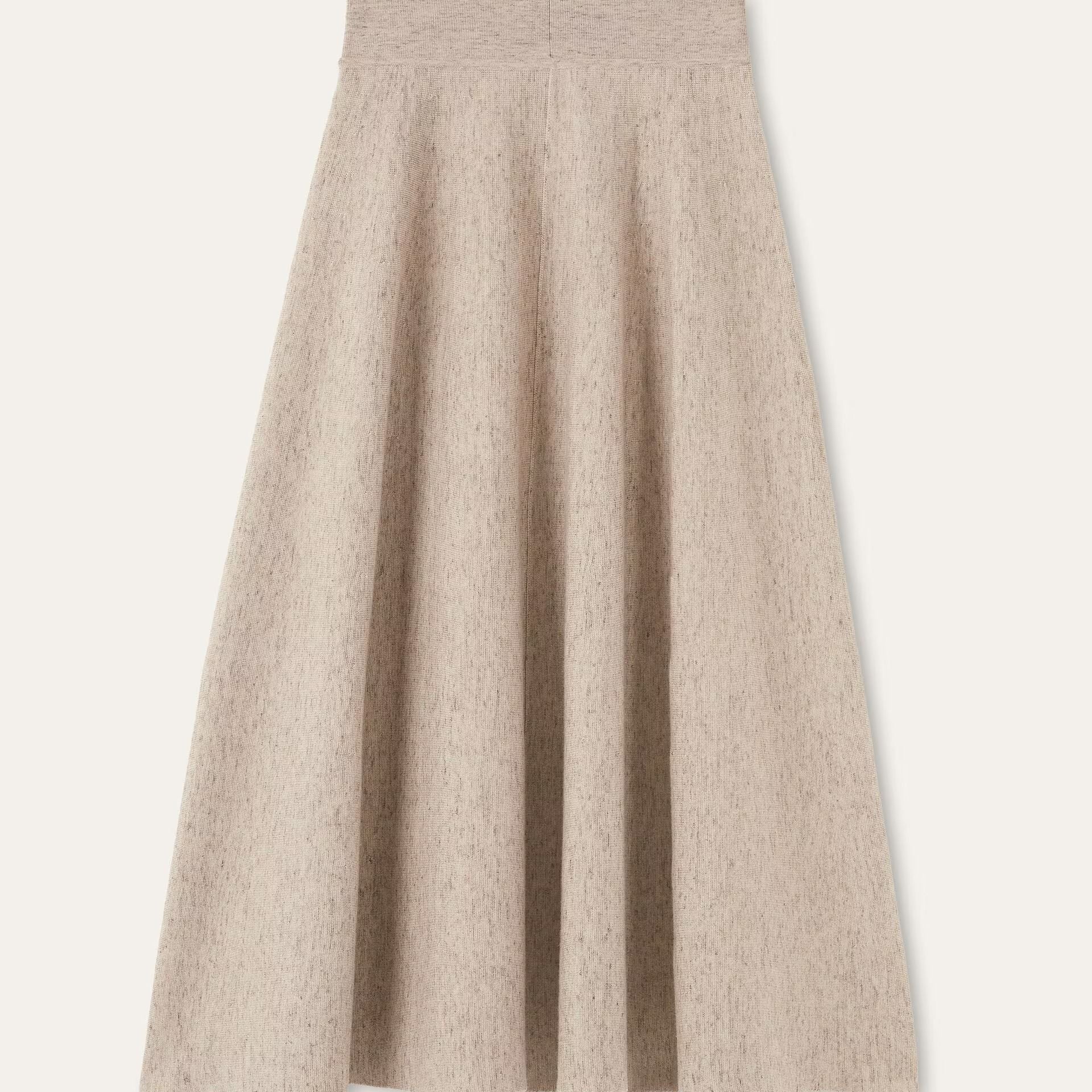Loro Piana Willow Skirt in Linen, Cashmere, Wish® Wool