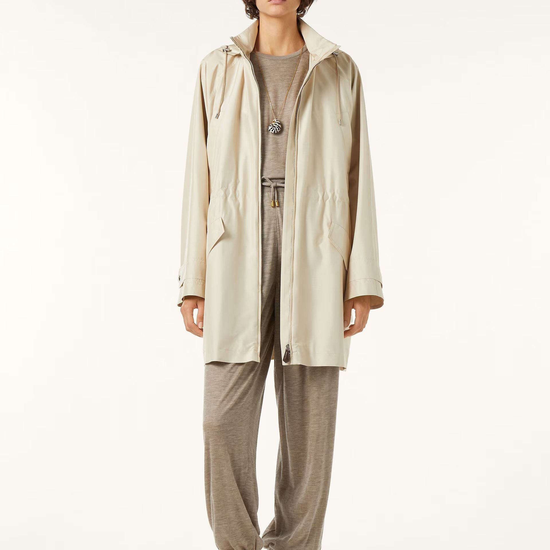 Loro Piana Wilson Parka in Silk - Storm System®