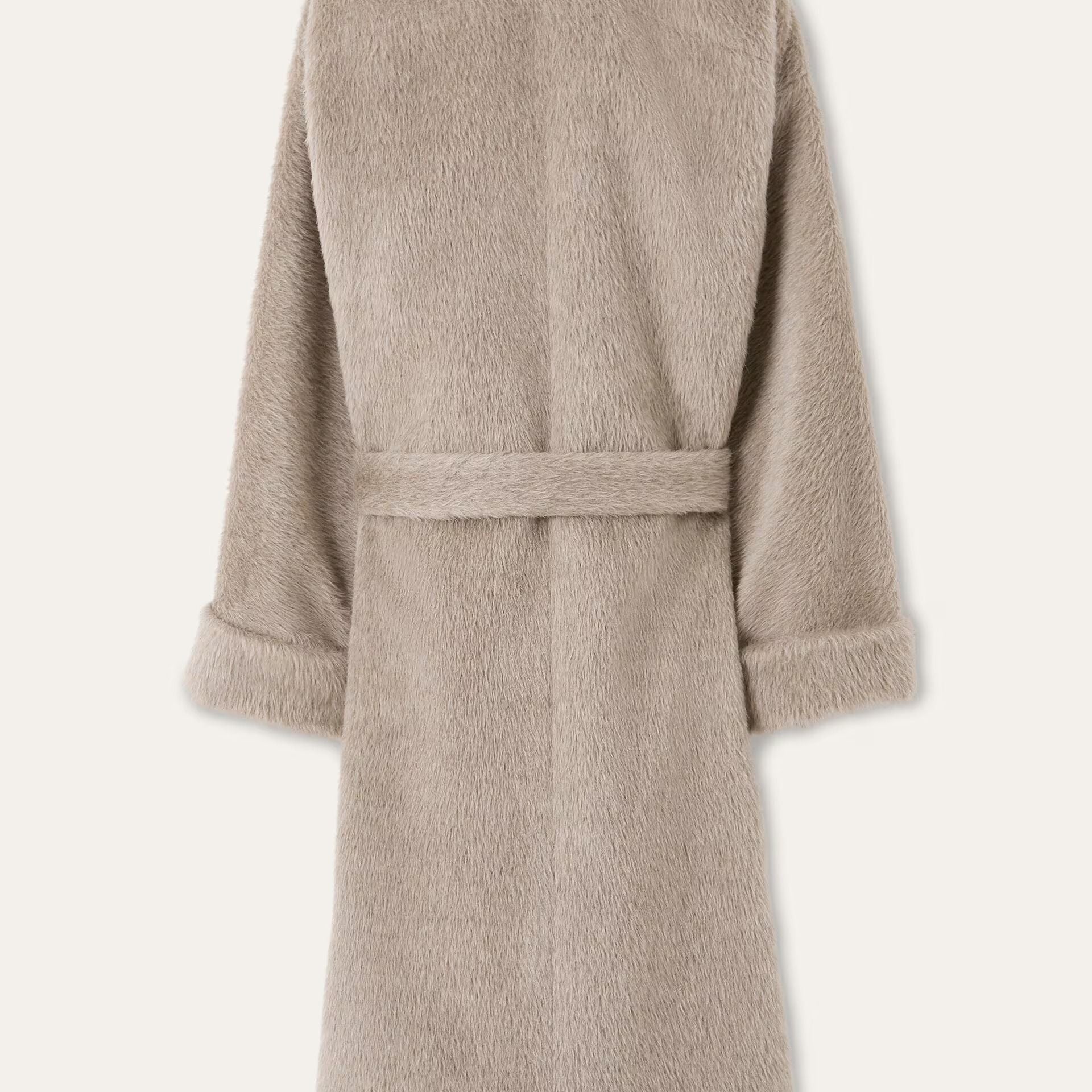Loro Piana Maria Coat in Alpaca, Virgin Wool