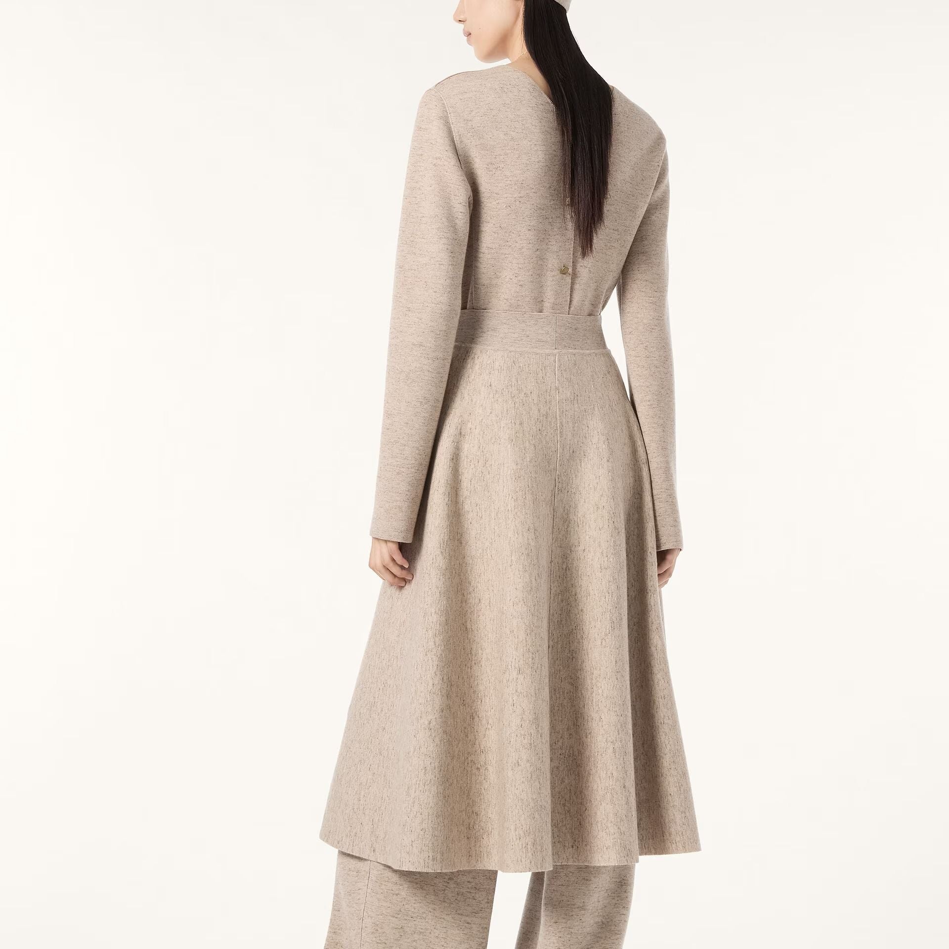 Loro Piana Willow Skirt in Linen, Cashmere, Wish® Wool