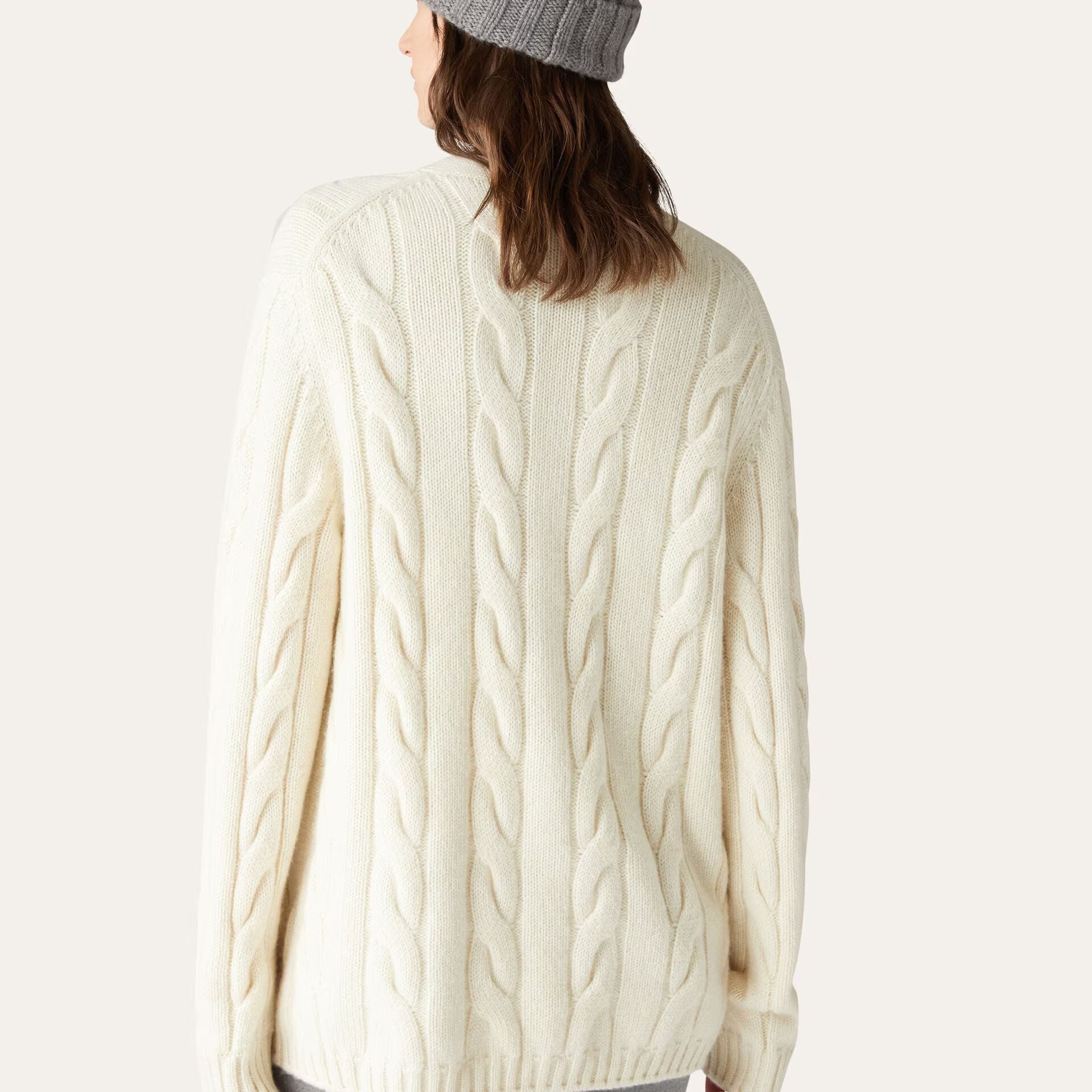 Loro Piana Napier Cardigan in Baby Cashmere Coarsehair