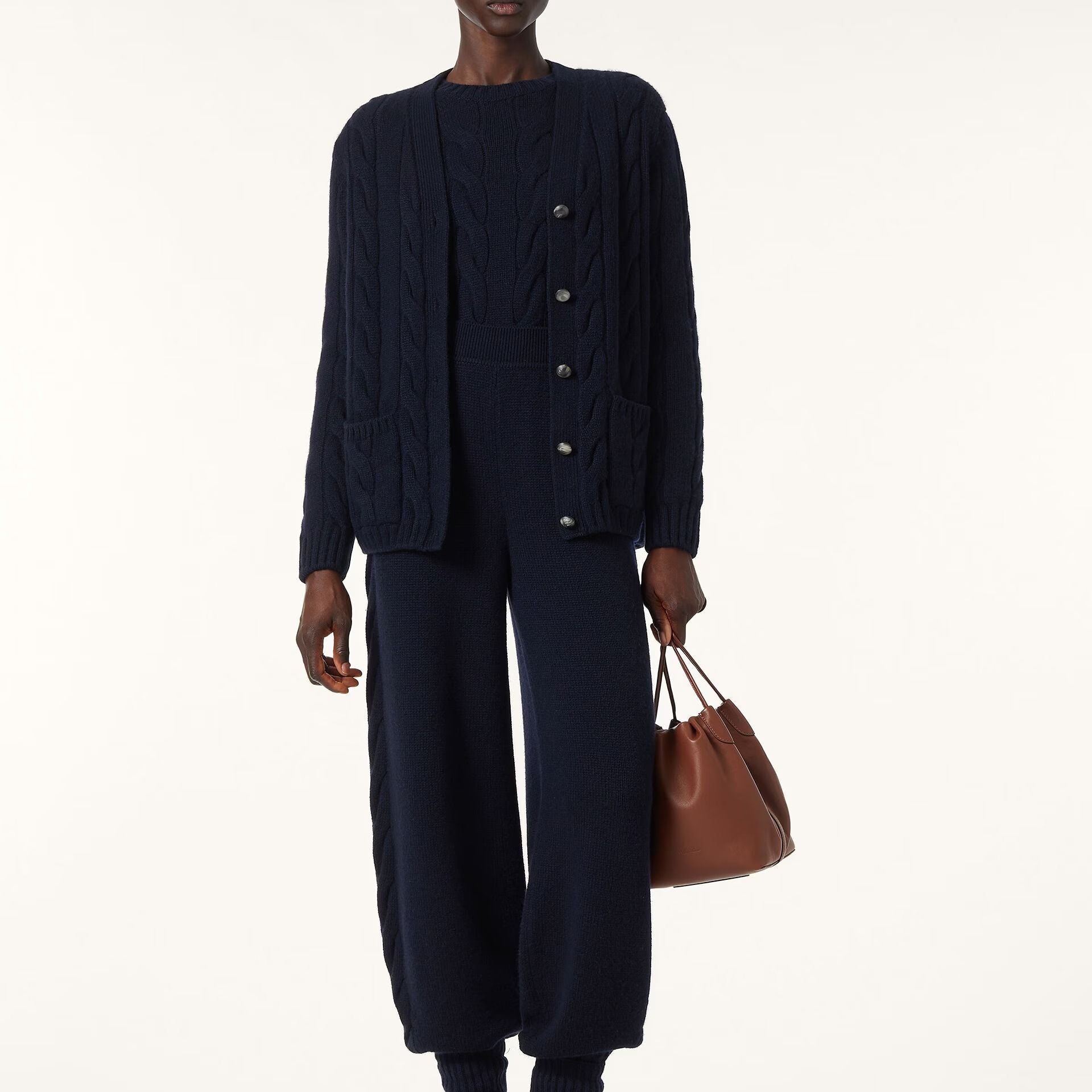 Loro Piana Napier Cardigan in Baby Cashmere Coarsehair