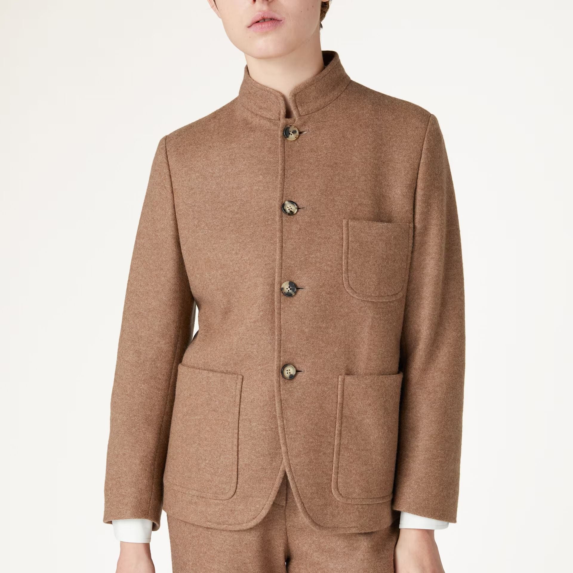 Loro Piana Spagna Mini Jacket in Jersey Novalis