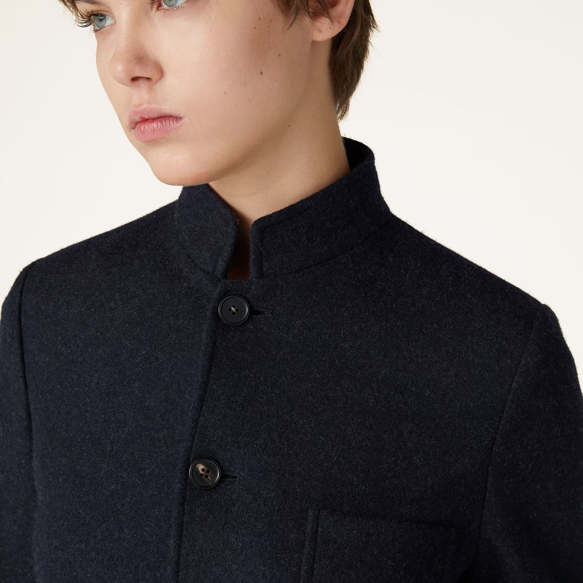 Loro Piana Spagna Mini Jacket in Jersey Novalis