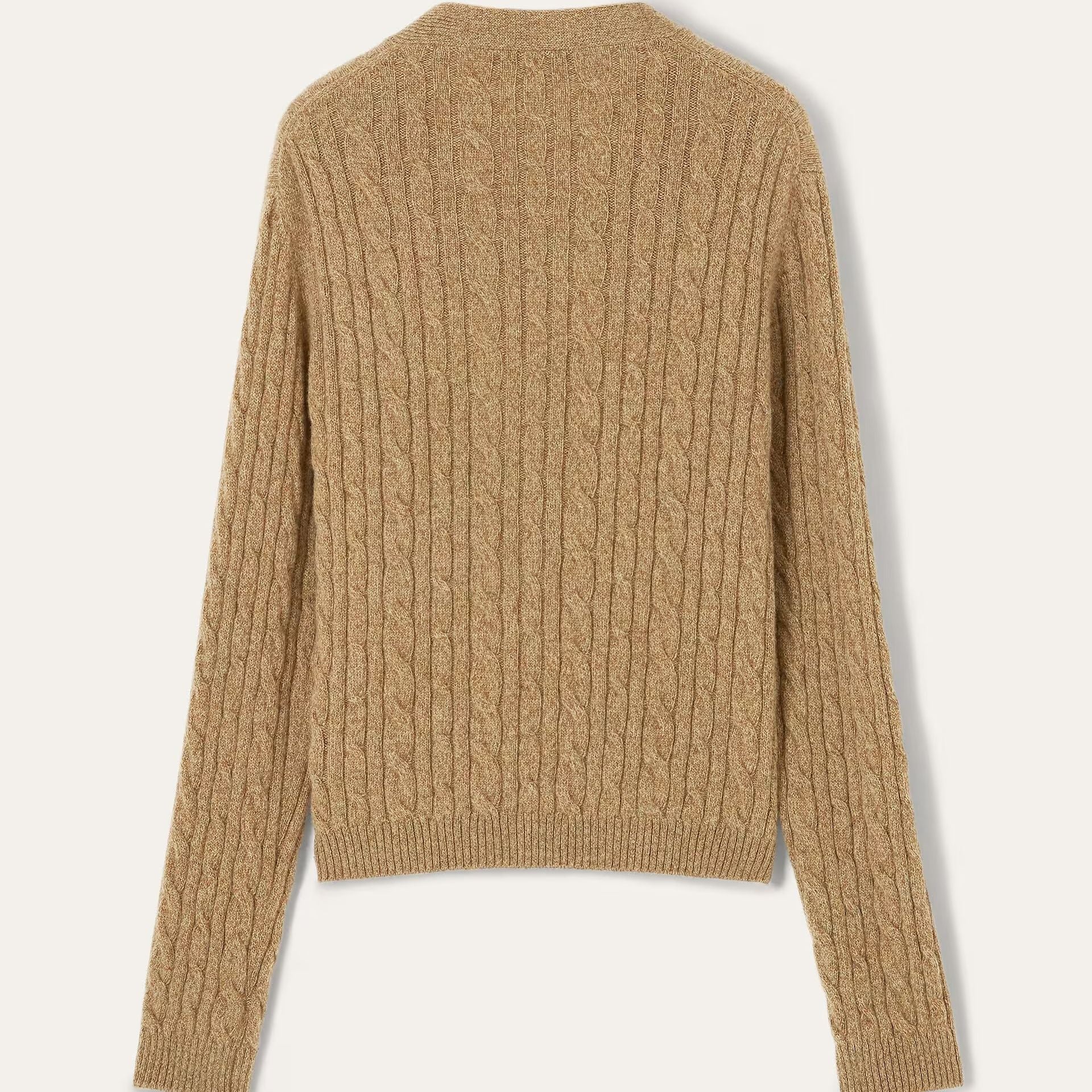 Loro Piana Treccia Cardigan in Baby Cashmere