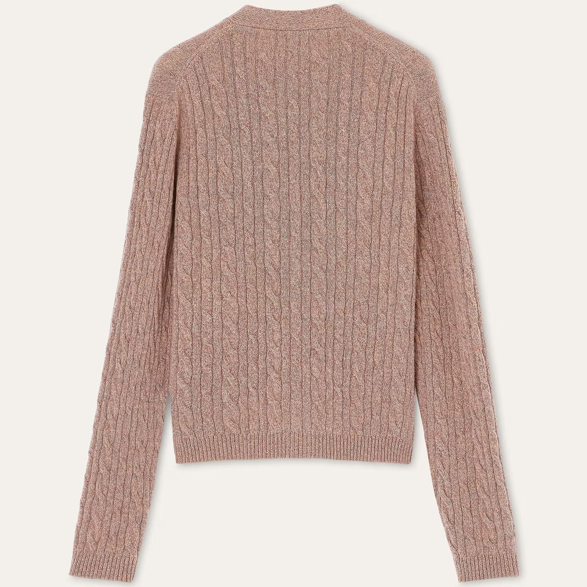 Loro Piana Treccia Cardigan in Baby Cashmere