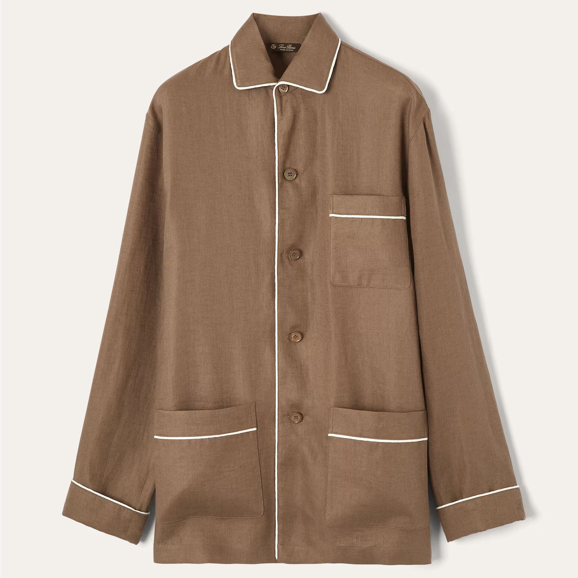 Loro Piana Lian Pyjamas Shirt in Linen