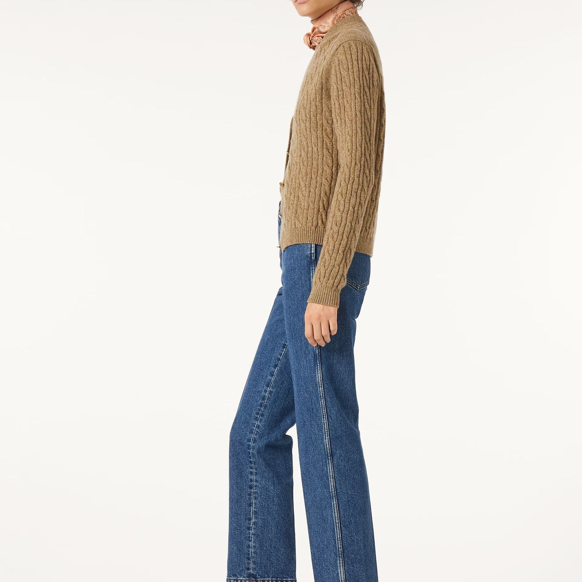 Loro Piana Brooke Jeans in Denim Silk