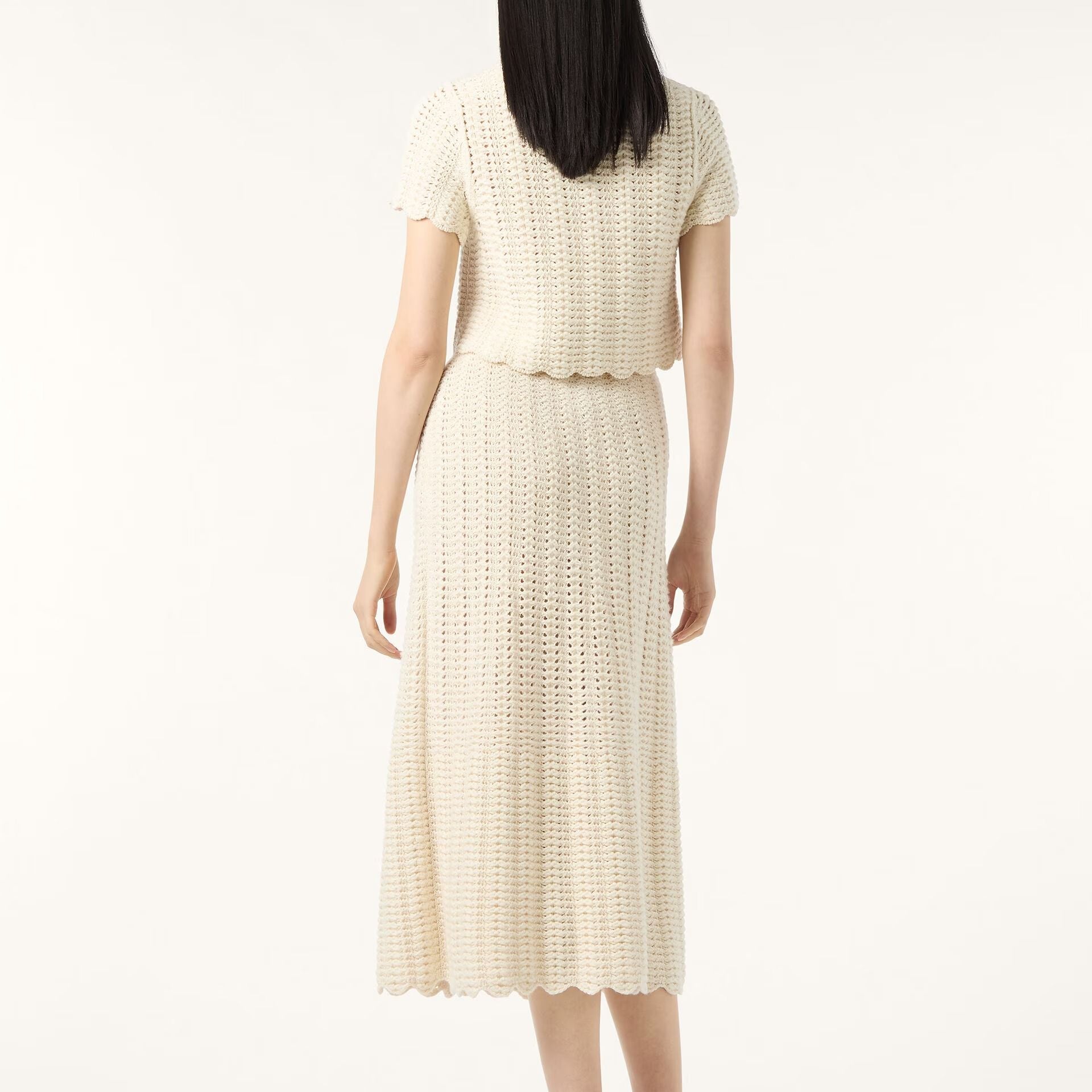 Loro Piana Arola Skirt in Cashmere, Abaca