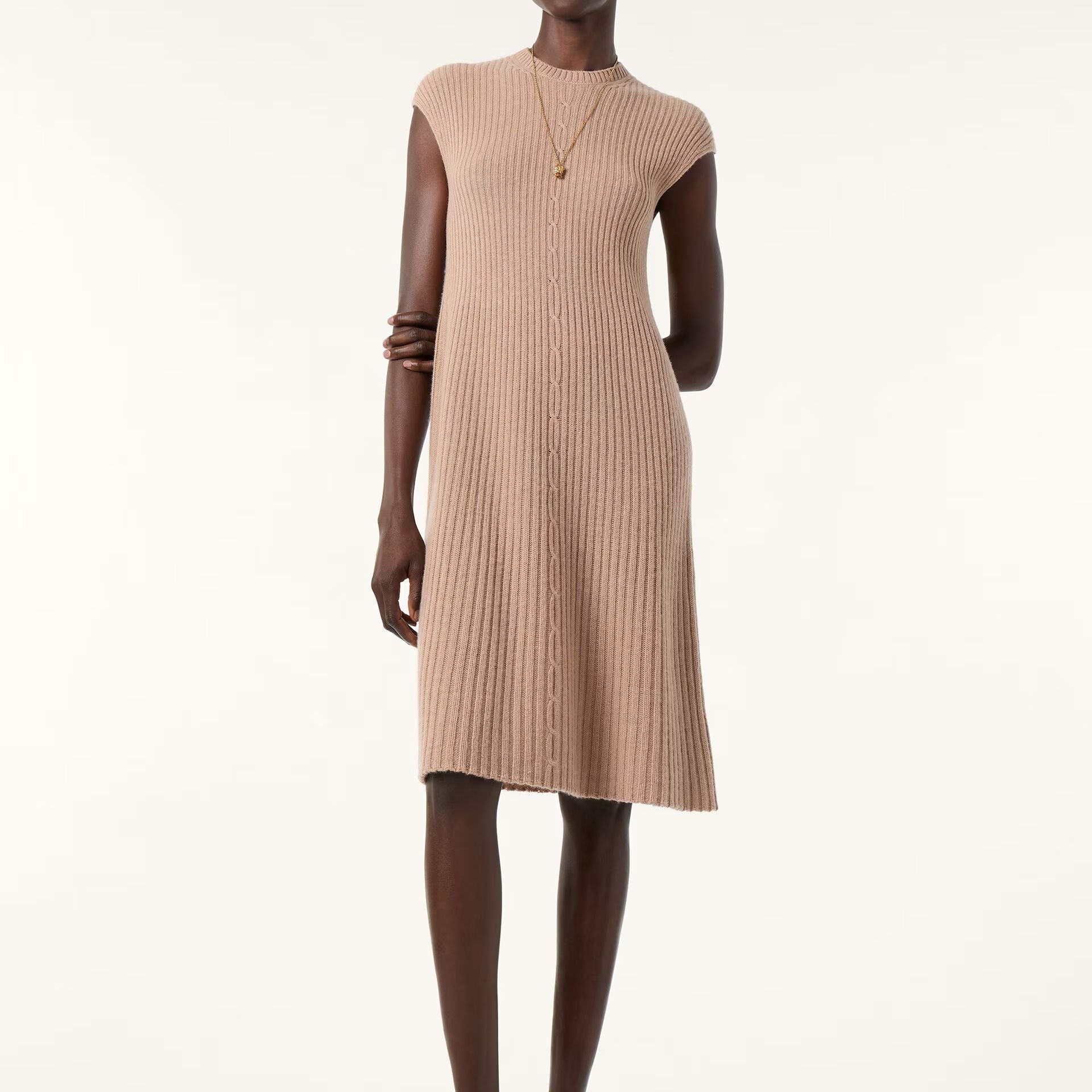 Loro Piana Plane Tree Dress in Baby Cashmere