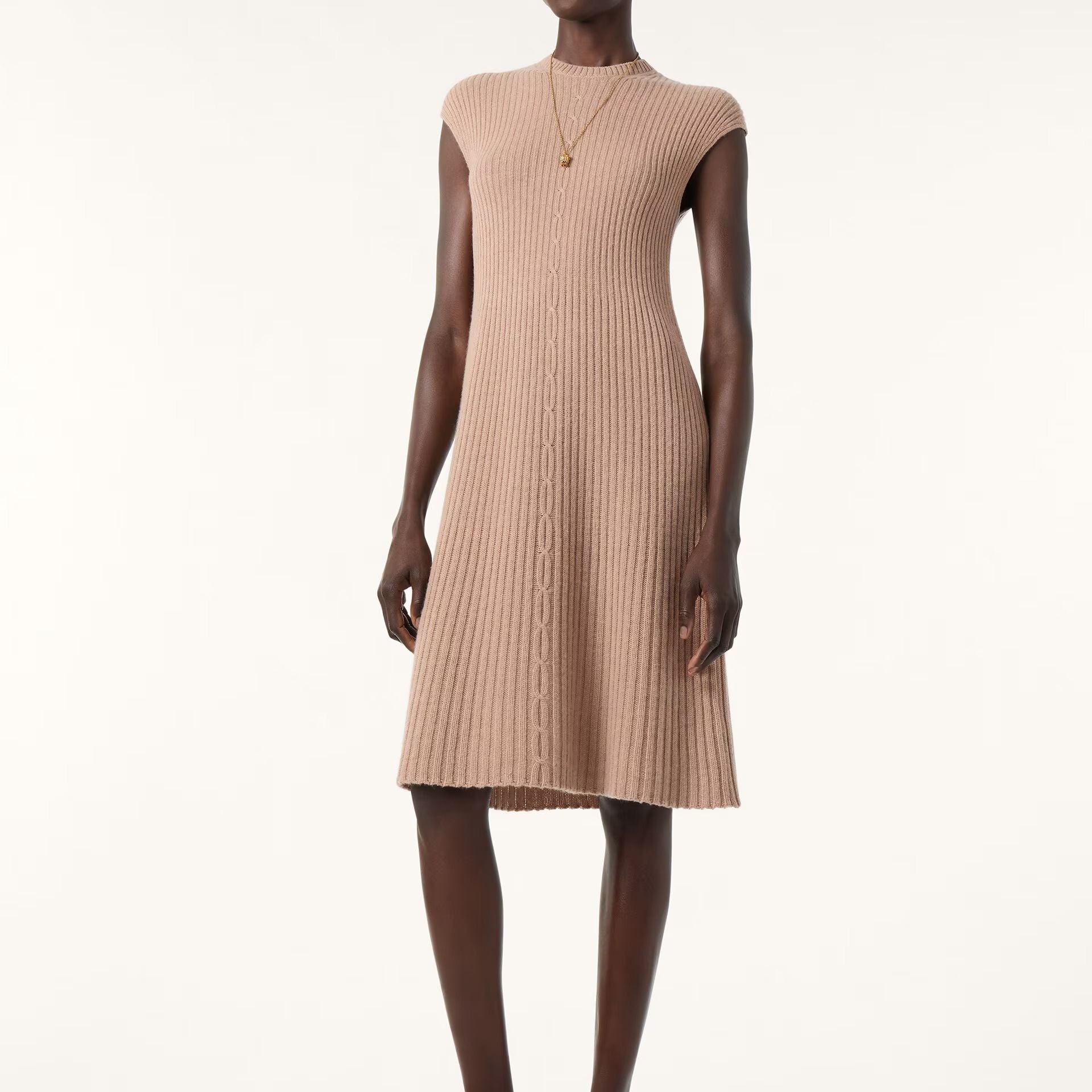 Loro Piana Plane Tree Dress in Baby Cashmere