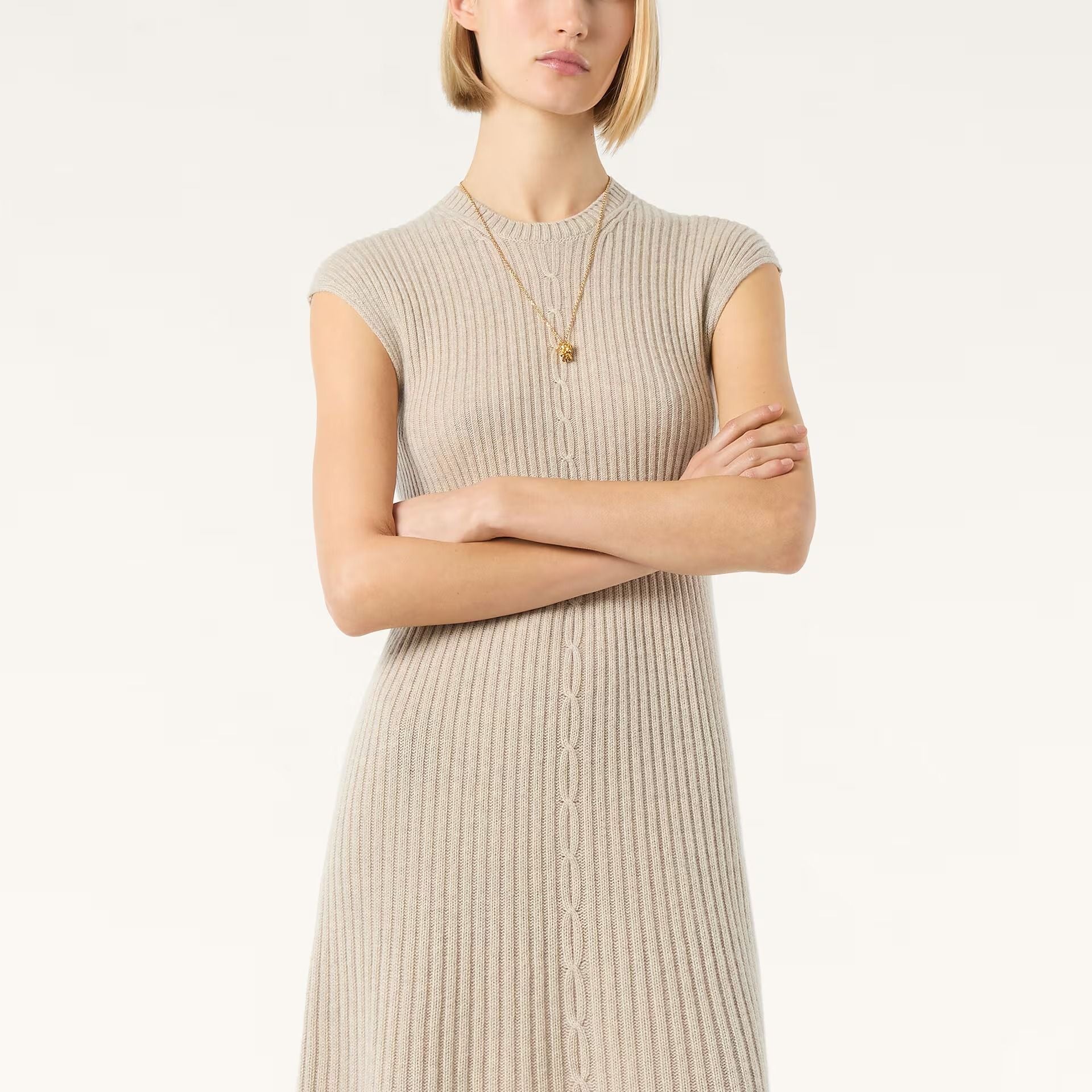 Loro Piana Plane Tree Dress in Baby Cashmere