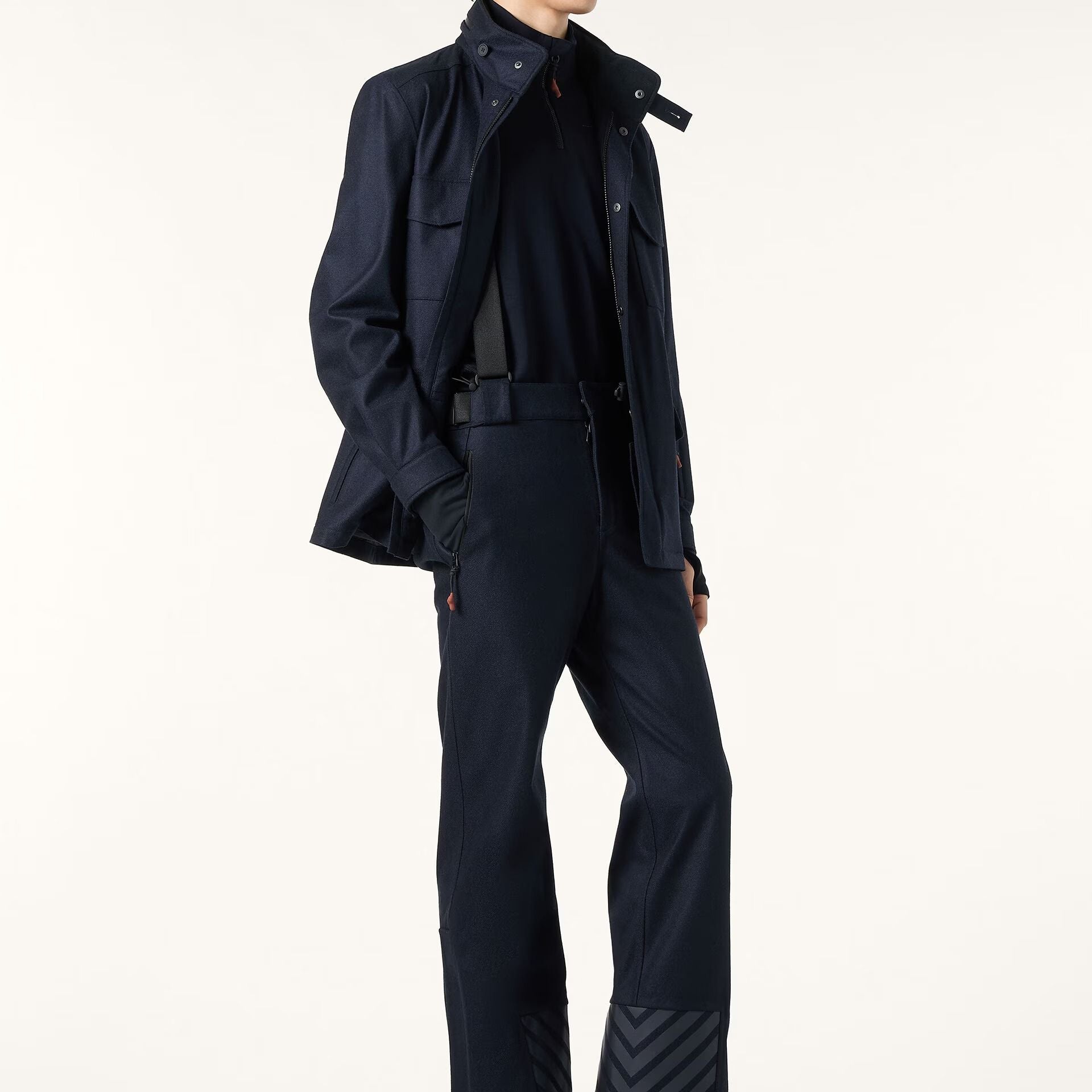 Loro Piana Brusson Salopettes in Virgin Wool, Cashmere - Clima System®