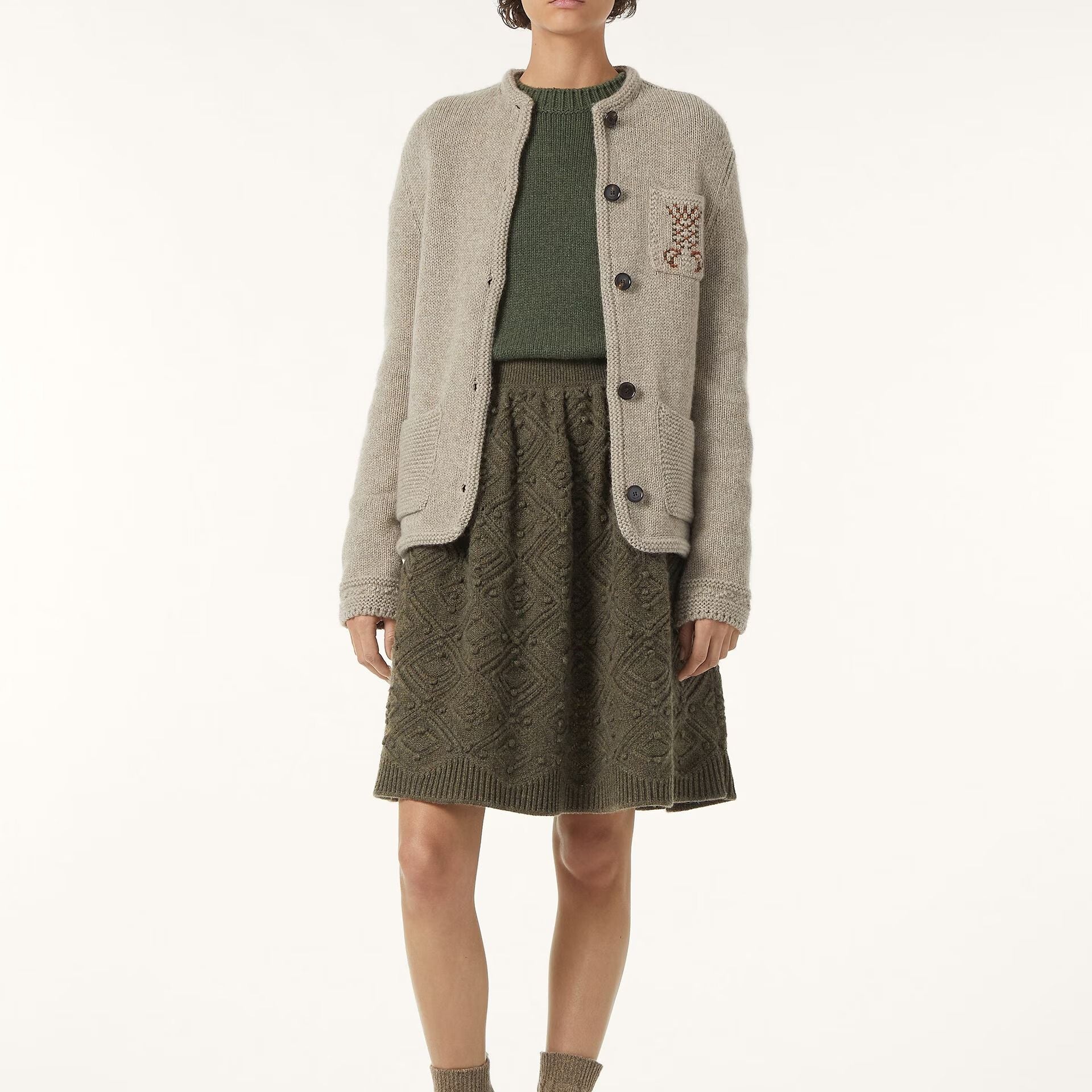 Loro Piana La Plagne Skirt in Cashmere