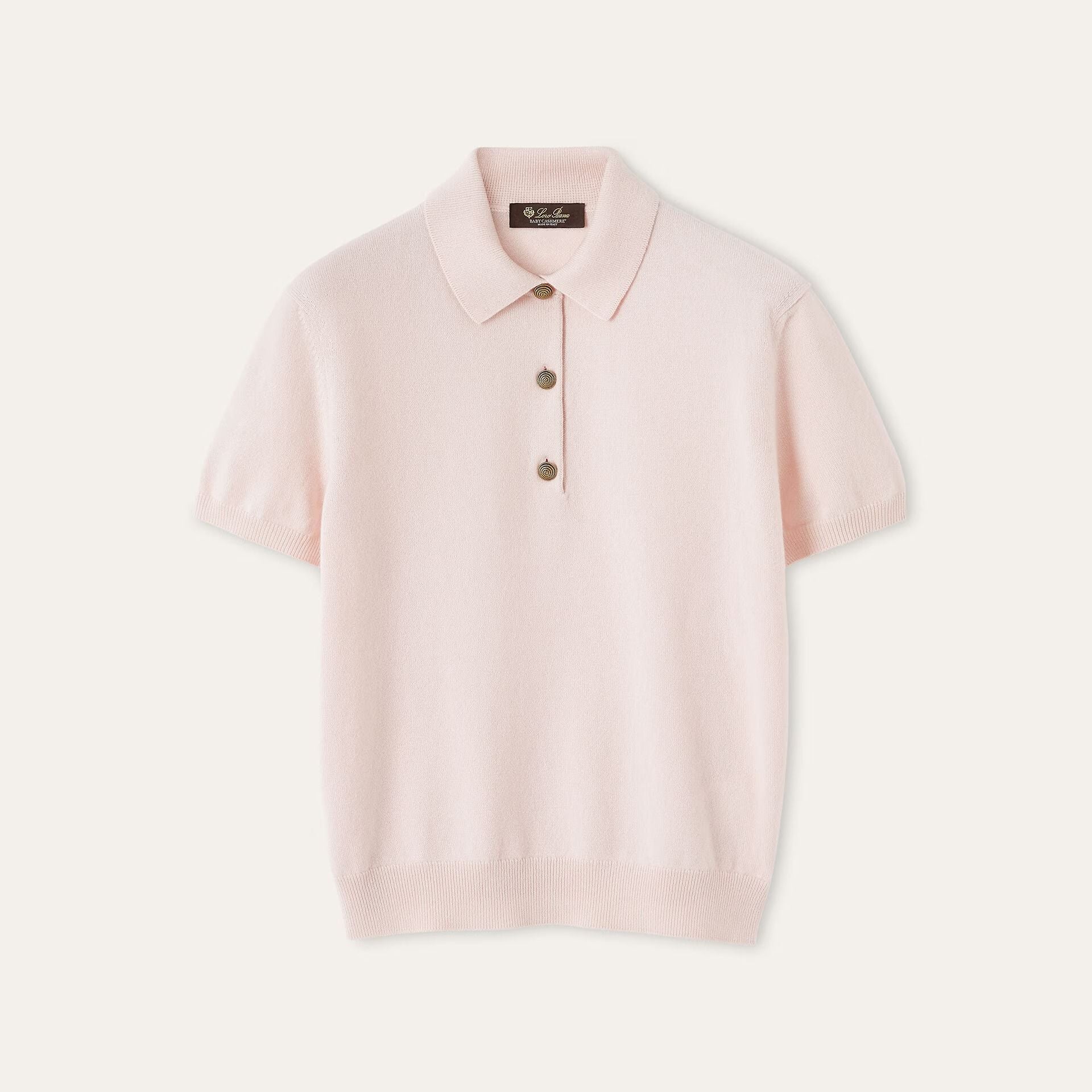 Loro Piana Classic Polo Shirt in Baby Cashmere