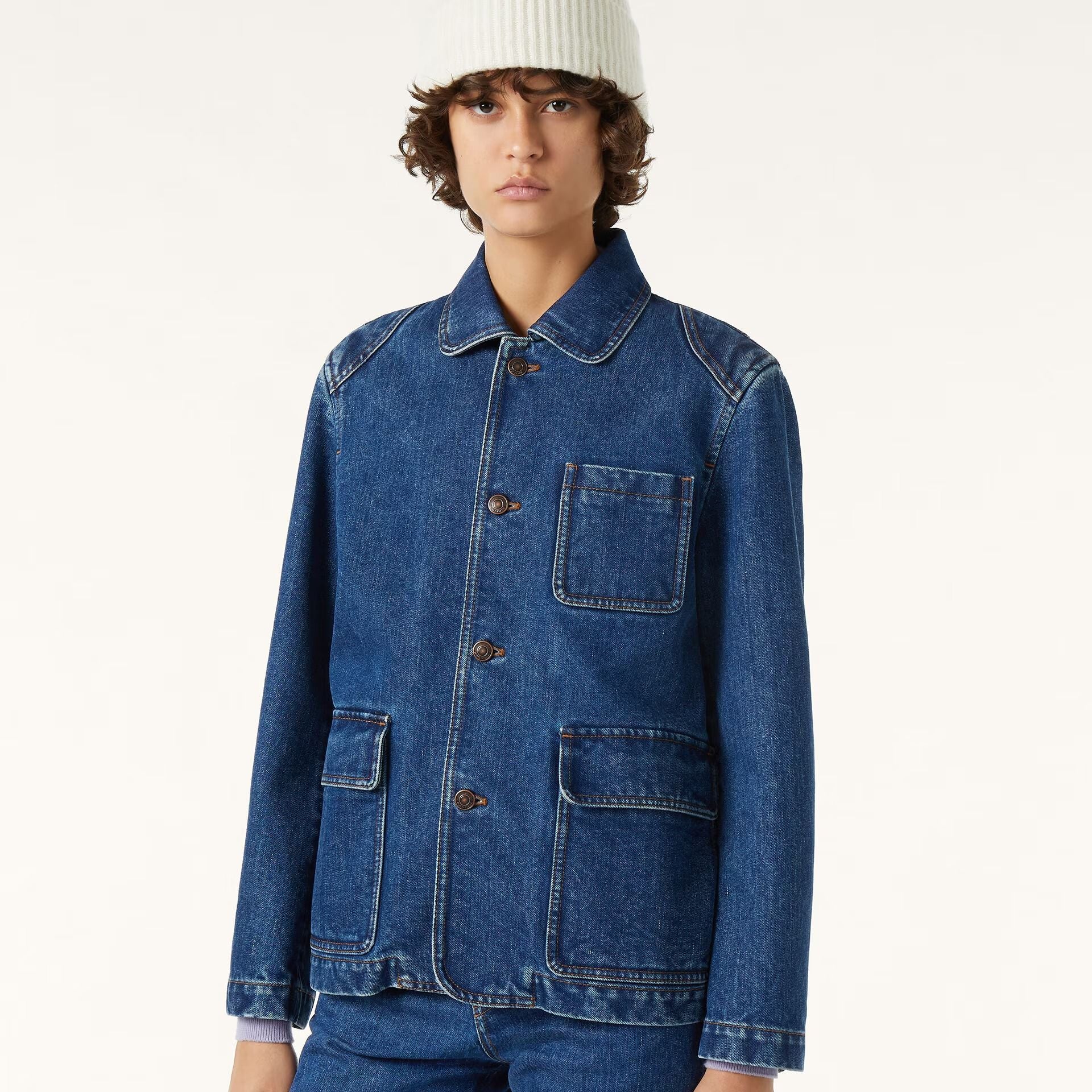 Loro Piana Nichi Jacket in Denim Silk