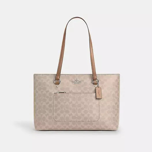 Coach Station Tote Bag In Signature Canvas
