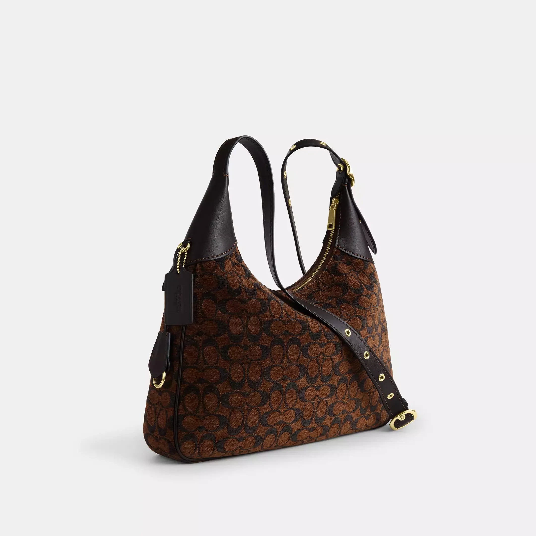 Coach Ella Shoulder Bag In Signature Chenille