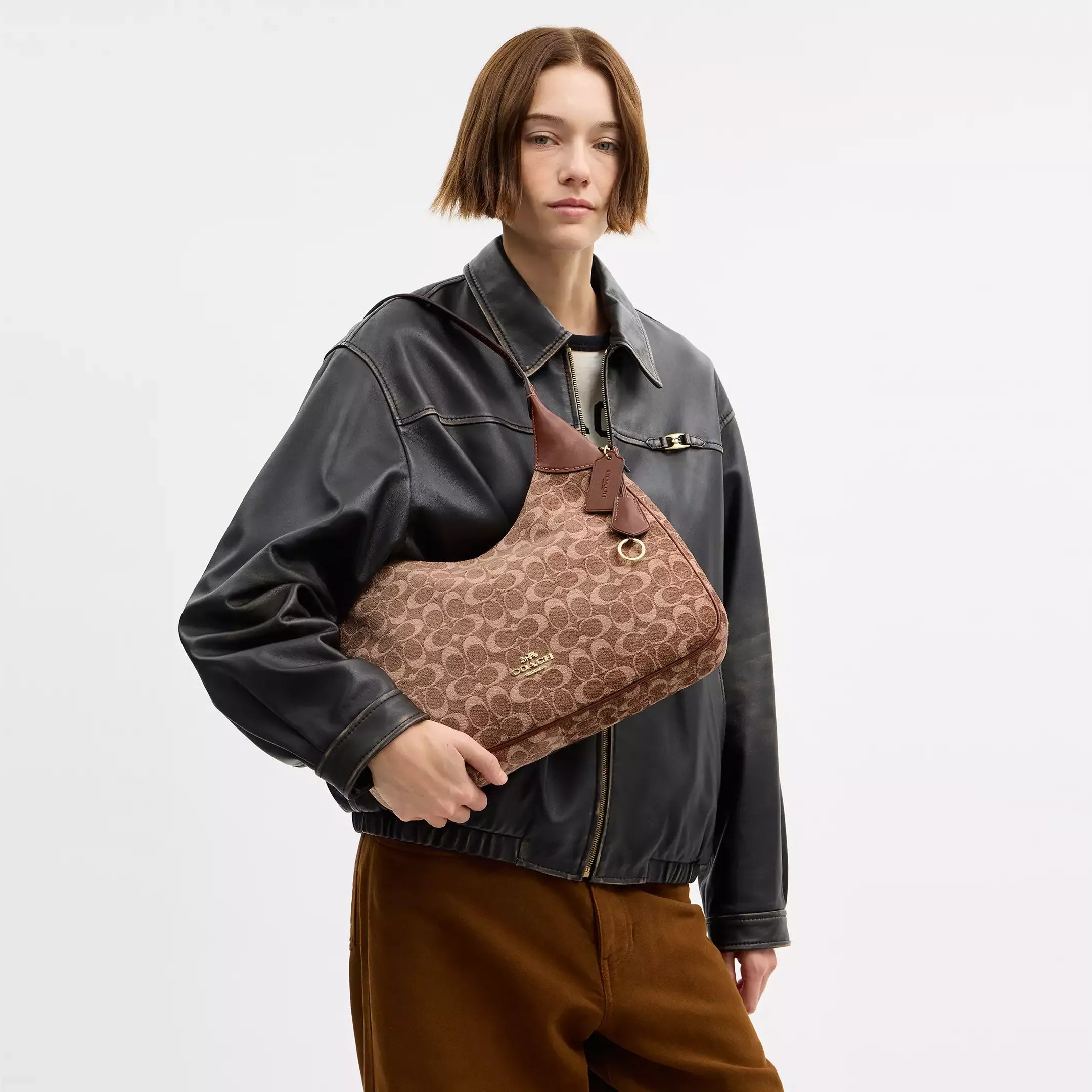 Coach Ella Shoulder Bag In Signature Chenille