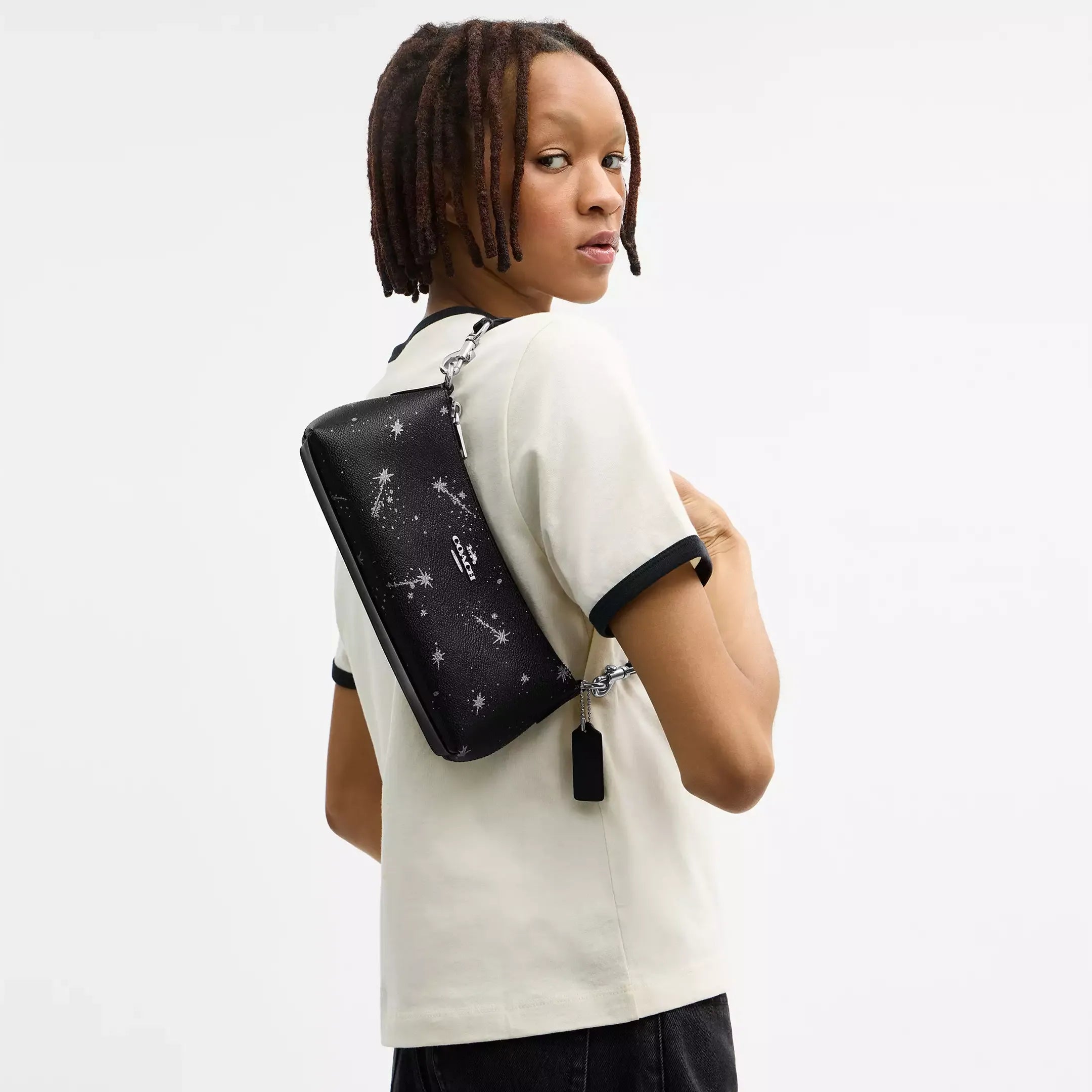 Coach Charlotte Shoulder Bag With Star Print