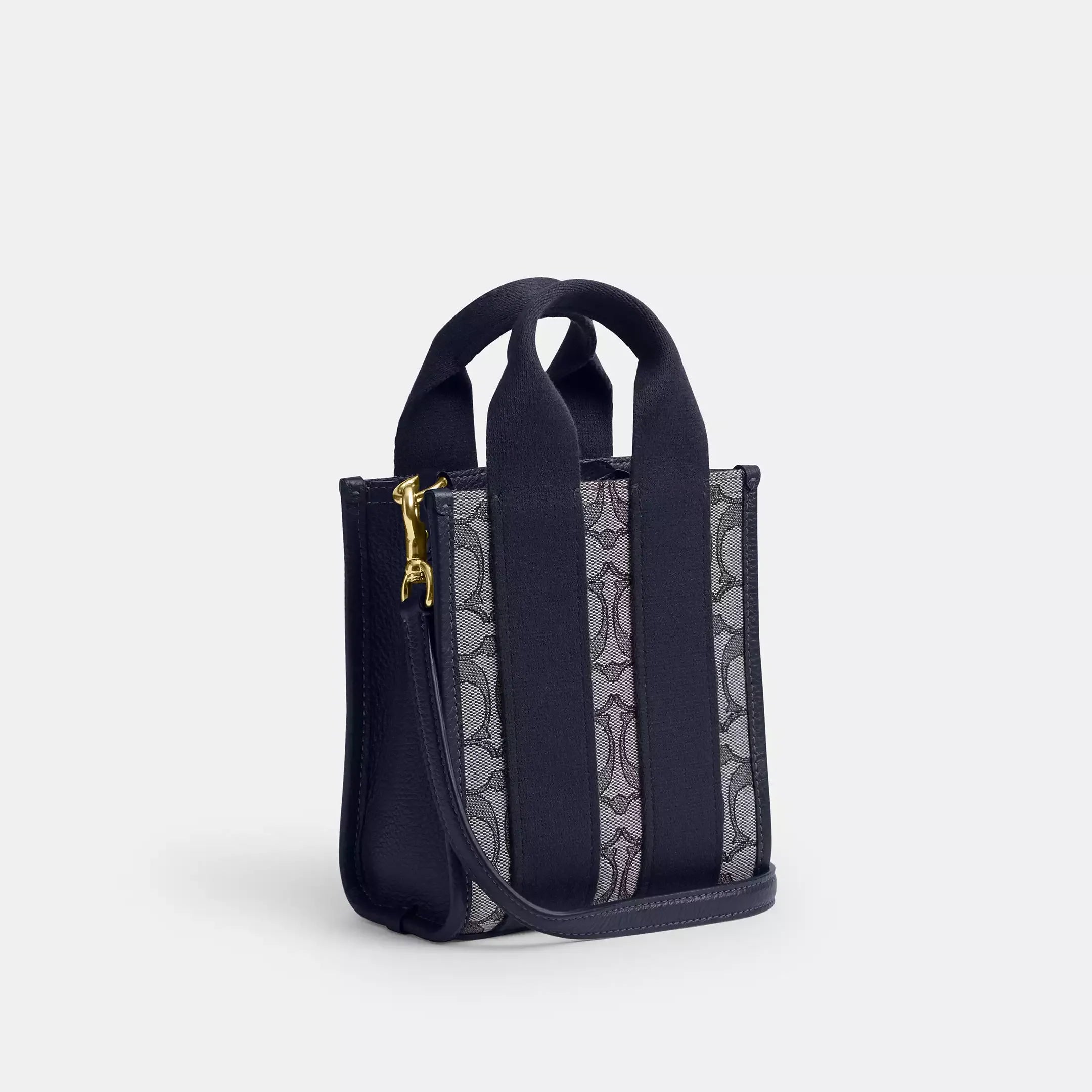 Coach Smith Mini Tote Bag In Signature Jacquard