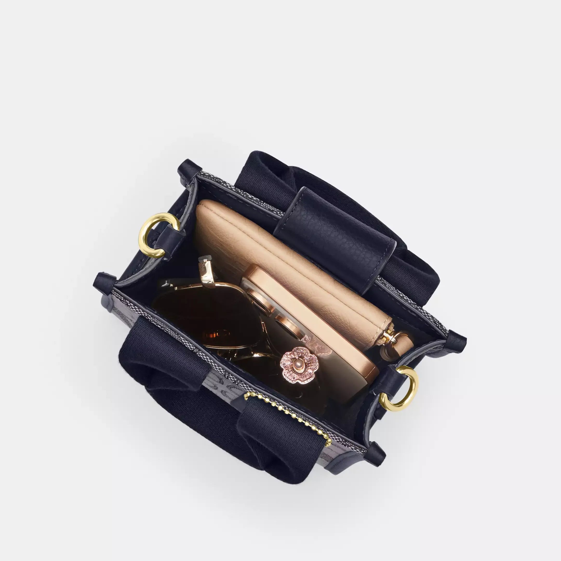 Coach Smith Mini Tote Bag In Signature Jacquard