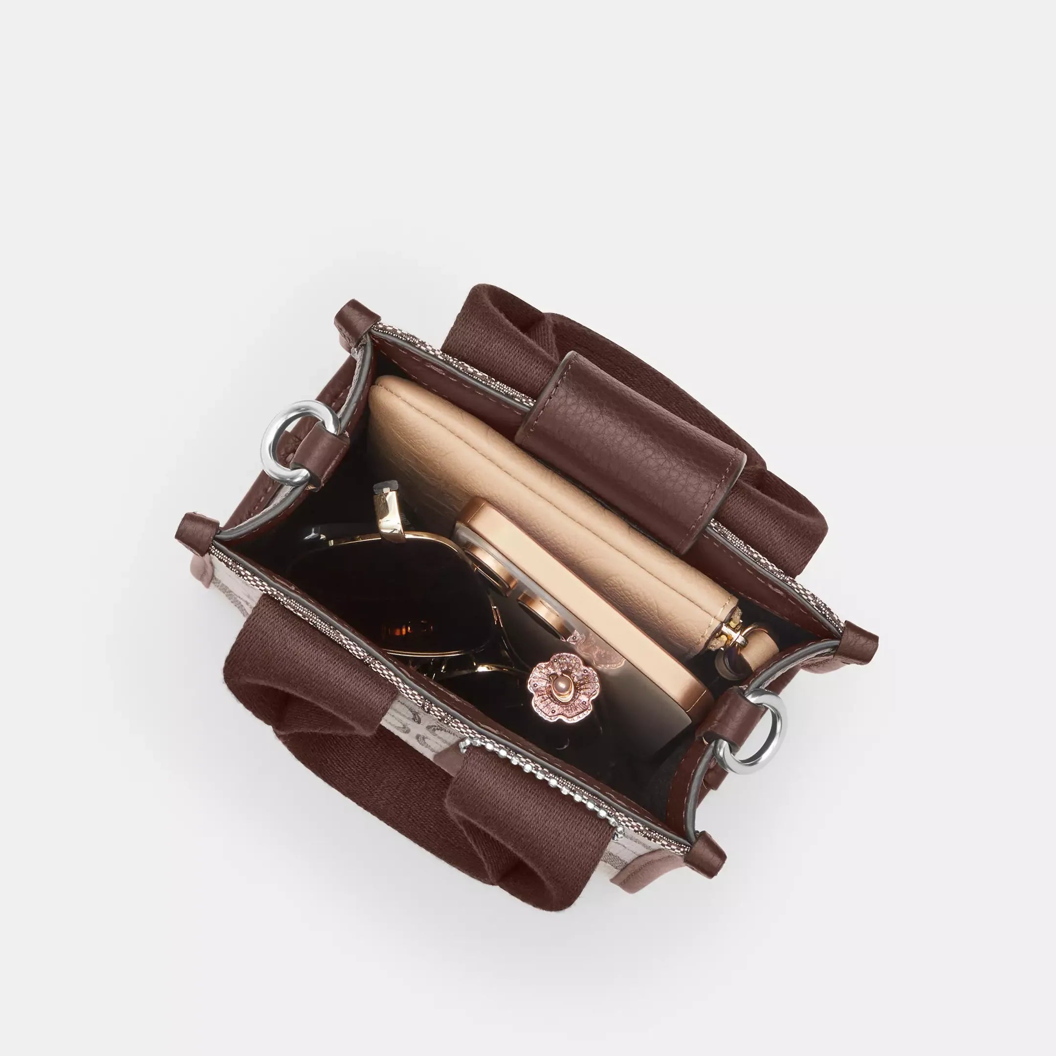 Coach Smith Mini Tote Bag In Signature Jacquard