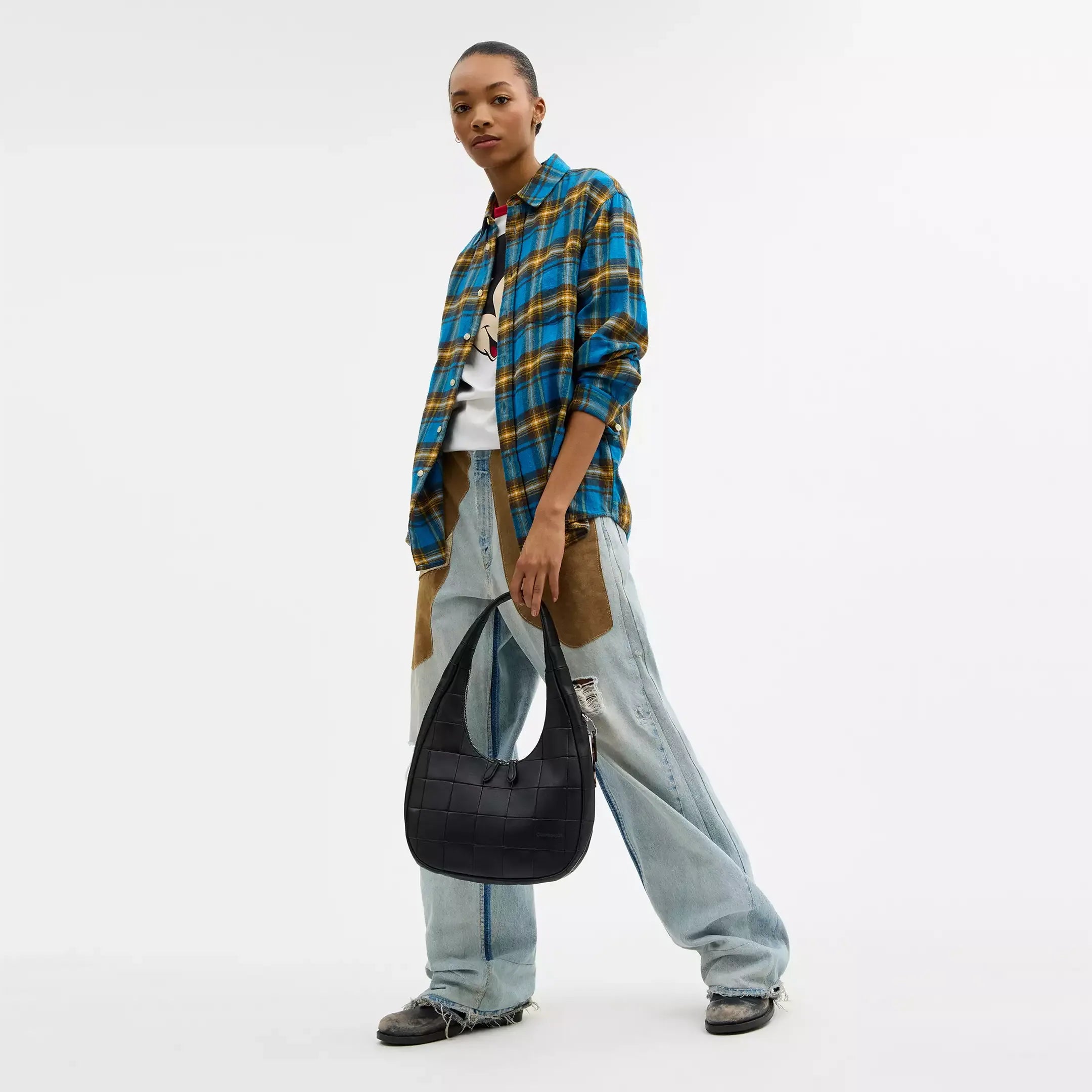 Coach Alter/Ego Crescent Shoulder Bag In Upcrafted Leather