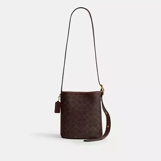 Coach Bleecker Bucket Bag 21 In Signature Canvas