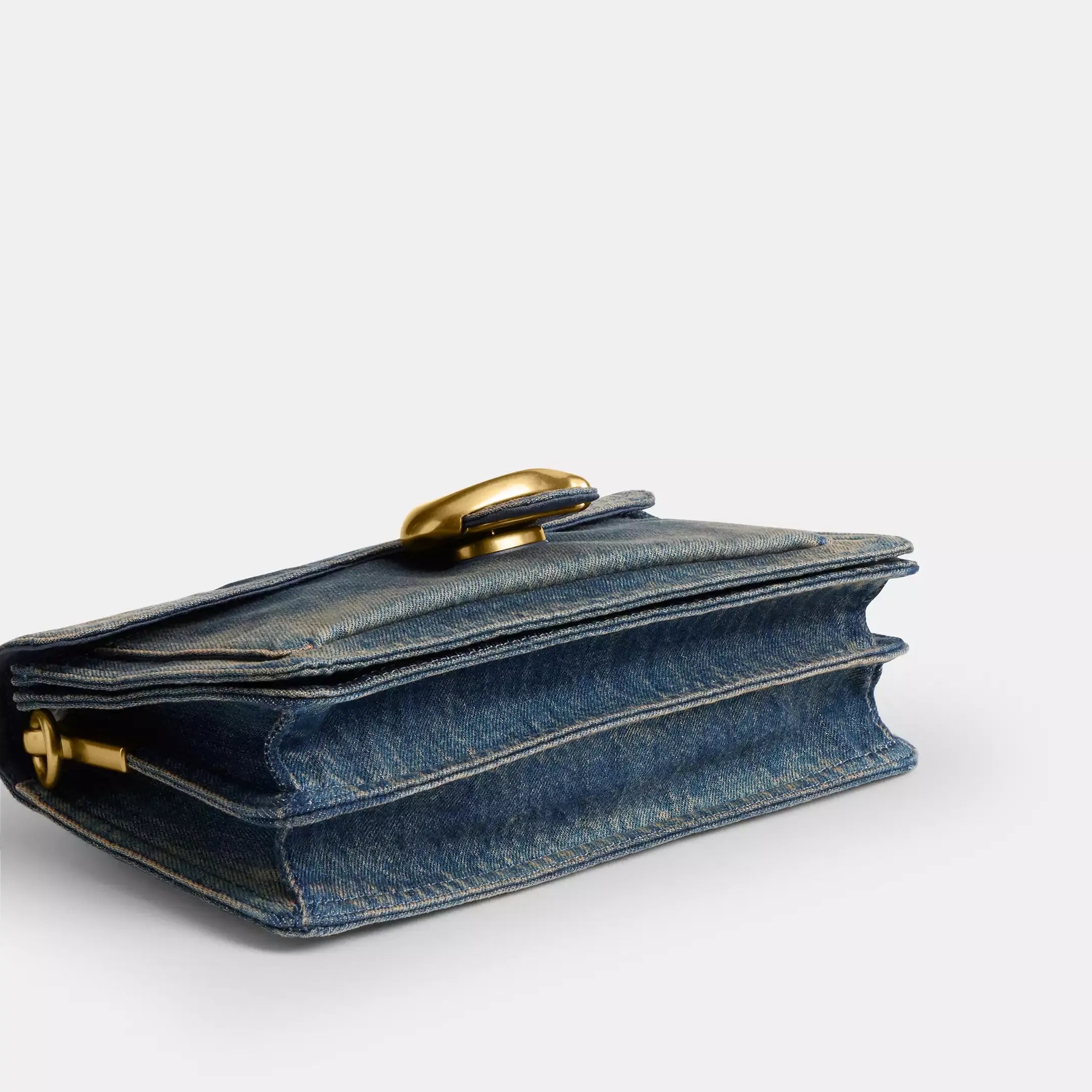 Coach Tabby Shoulder Bag 26 In Regenerative Cotton Denim