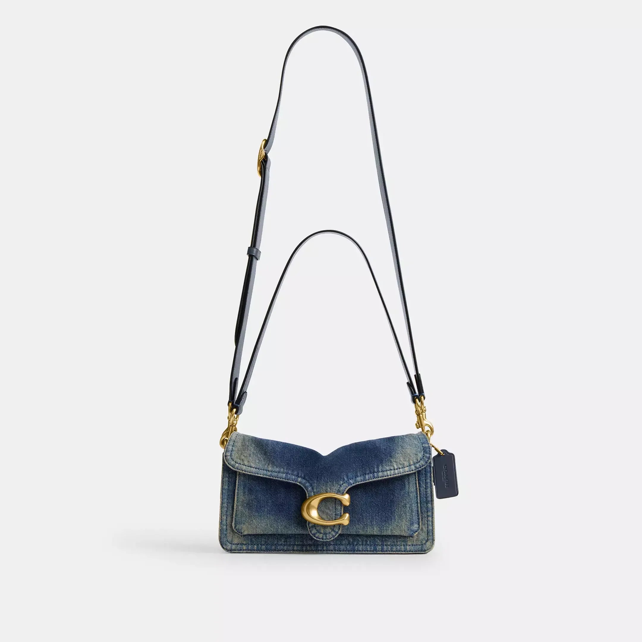 Coach Tabby Shoulder Bag 26 In Regenerative Cotton Denim