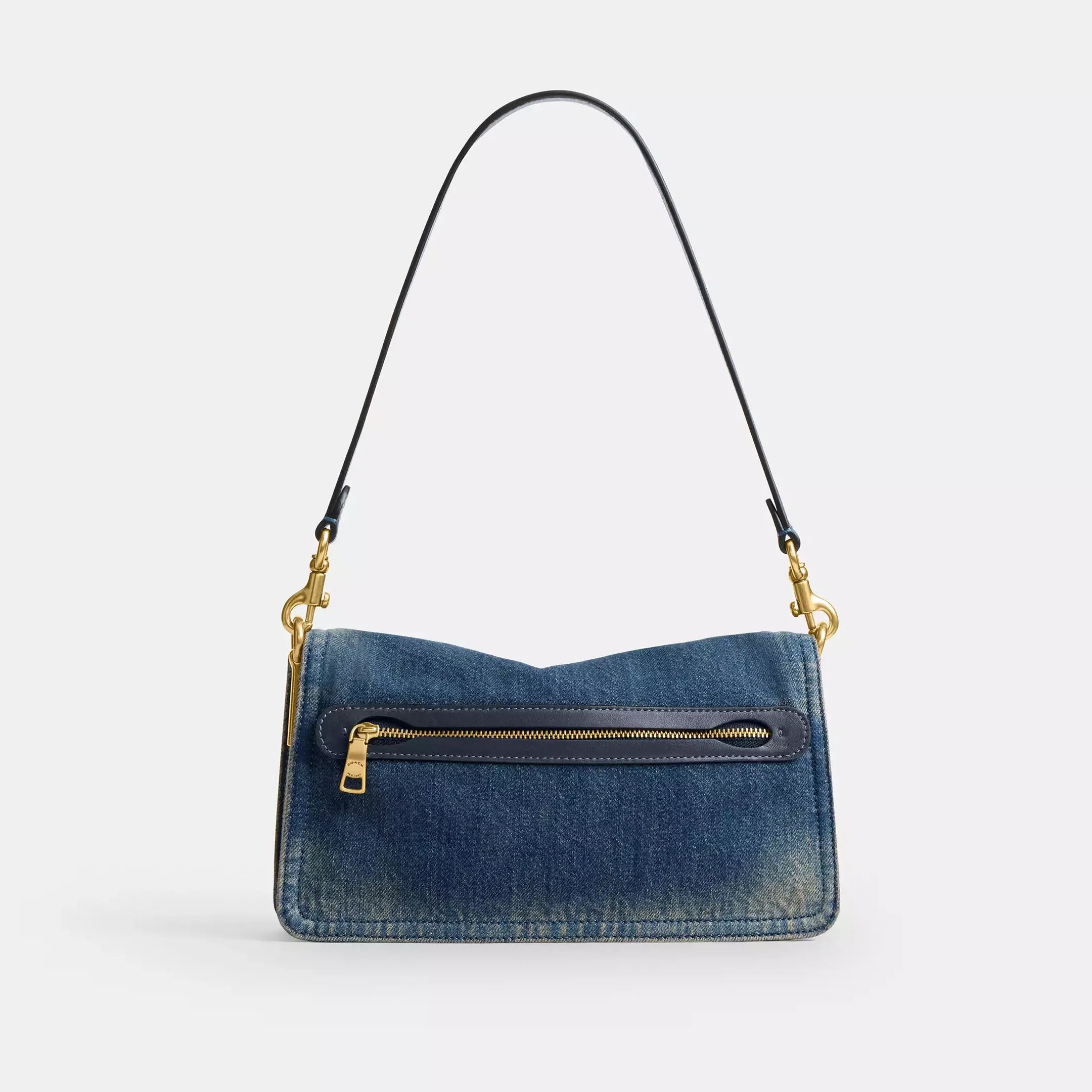 Coach Tabby Shoulder Bag 26 In Regenerative Cotton Denim