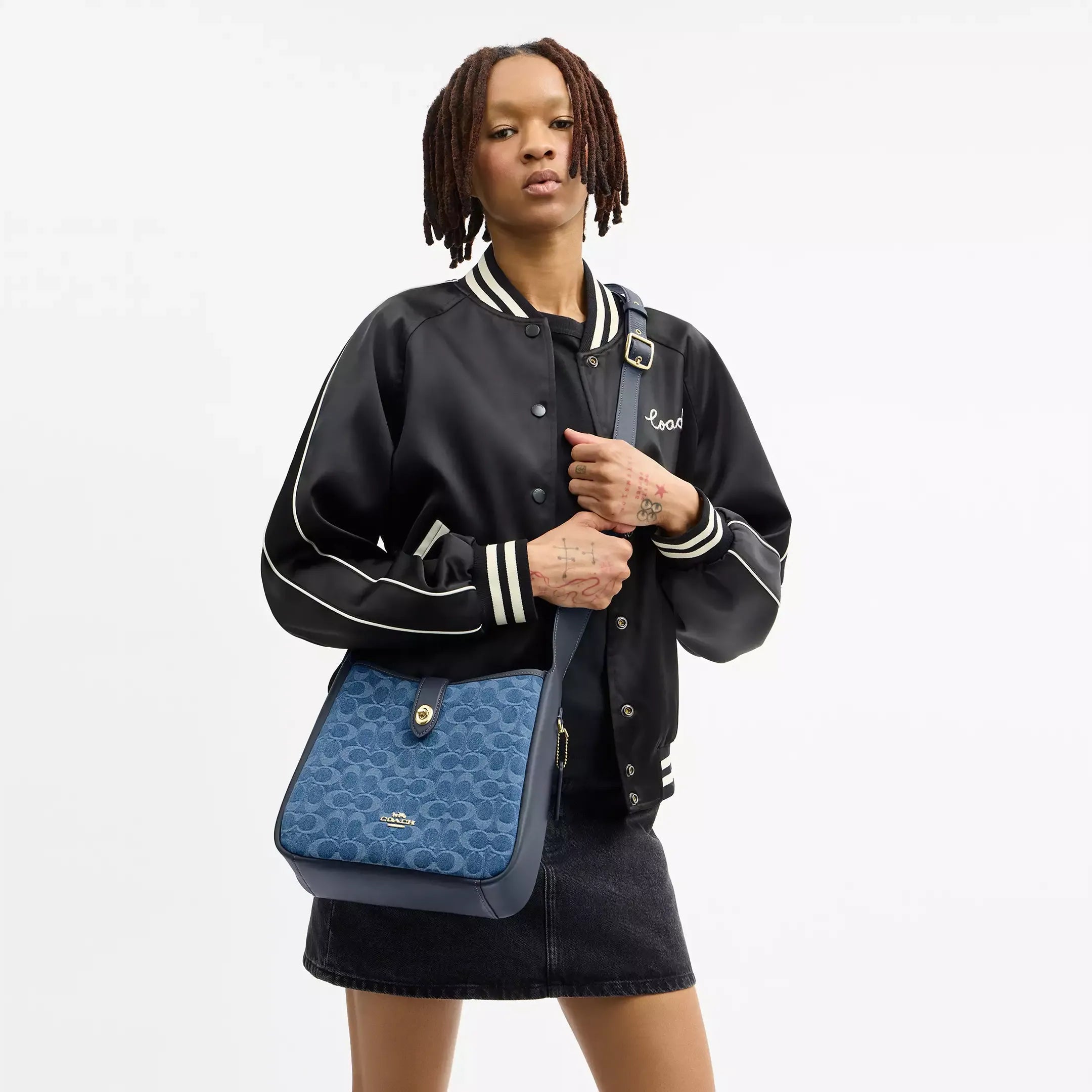 Coach Hadley Convertible Crossbody Bag In Signature Denim