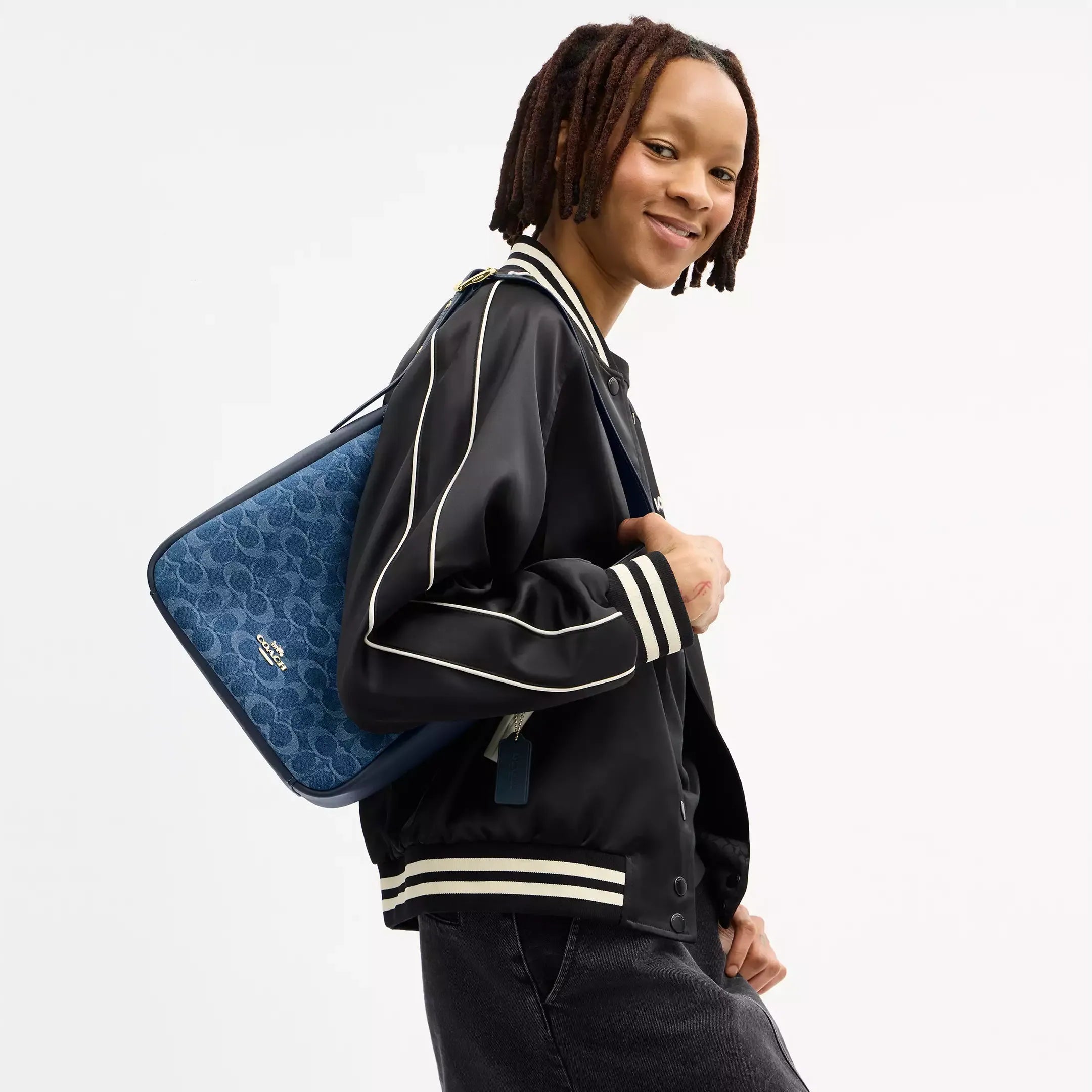 Coach Hadley Convertible Crossbody Bag In Signature Denim