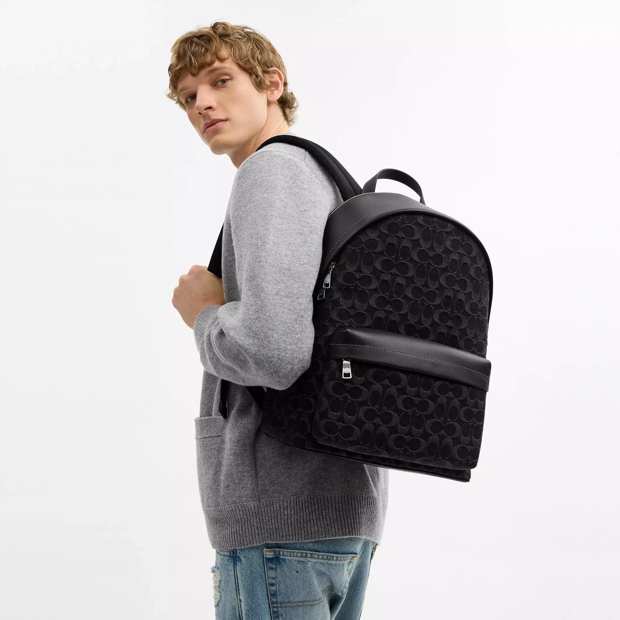 Coach Taylor Backpack In Signature Denim