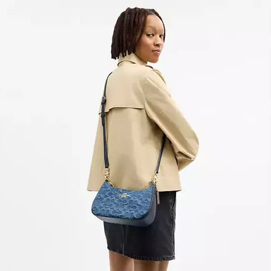 Coach Teri Shoulder Bag In Signature Denim