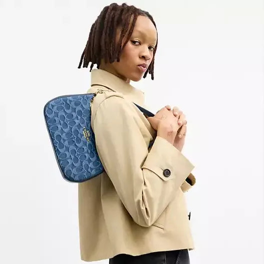 Coach Teri Shoulder Bag In Signature Denim