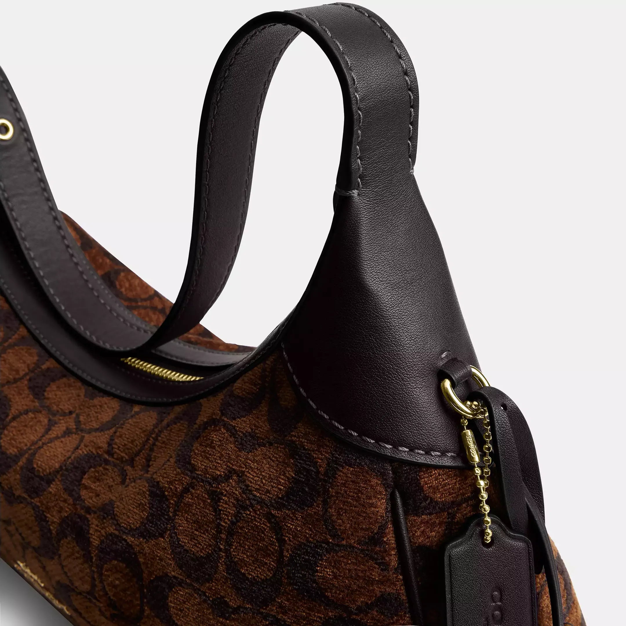 Coach Ella Small Shoulder Bag In Signature Chenille