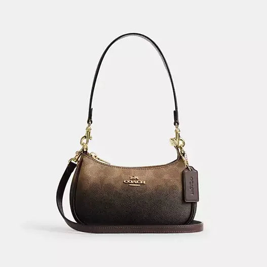 Coach Teri Mini Crossbody Bag In Ombre Signature Canvas